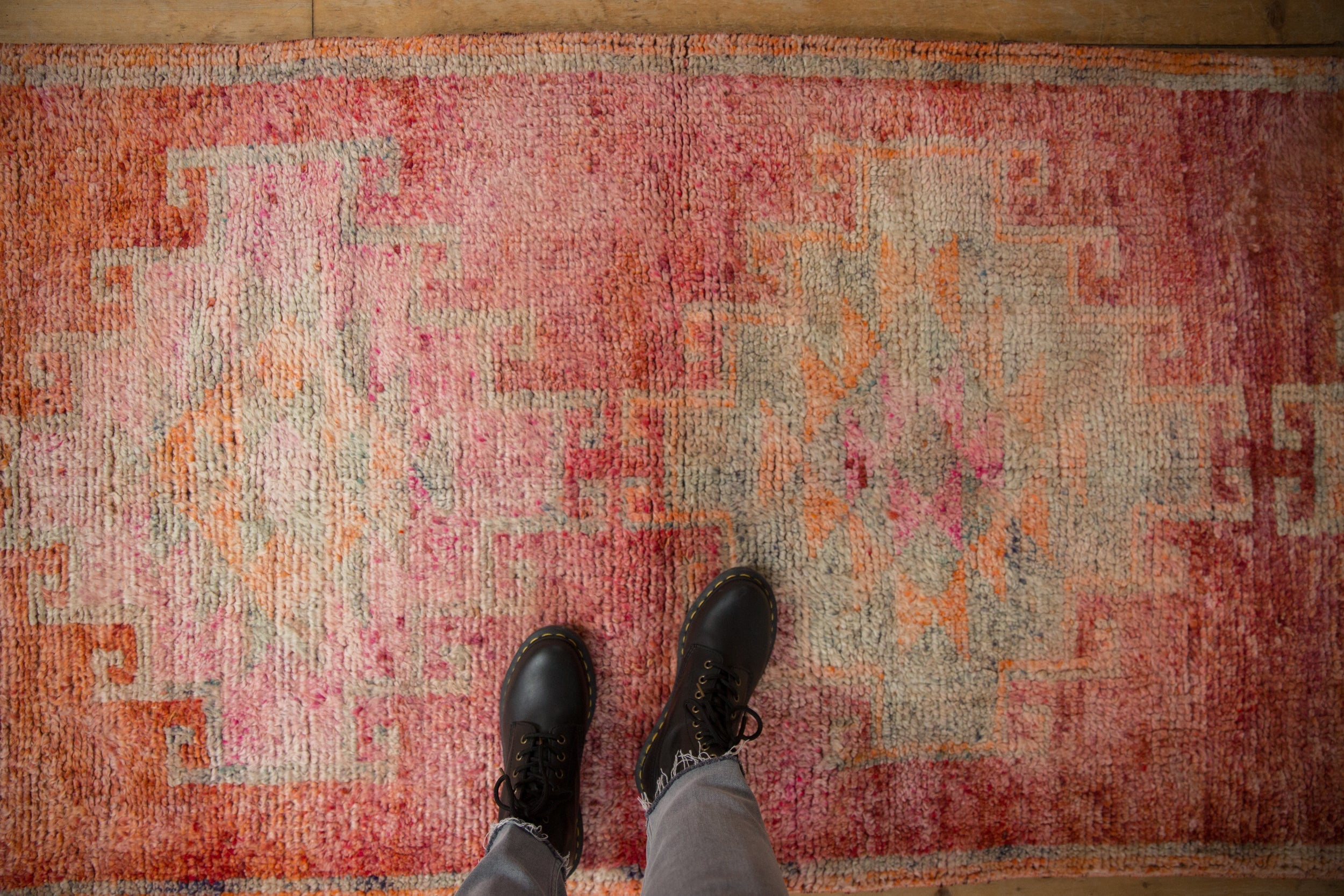 3x11 Vintage Distressed Kurd Rug Runner by Old New House® - product image 2 for Resin Society