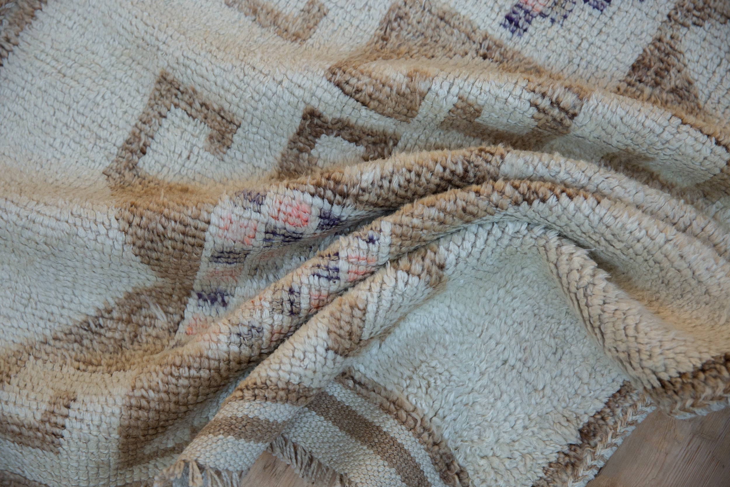 3x11.5 Vintage Distressed Kurd Rug Runner by Old New House® - product image 8 for Resin Society