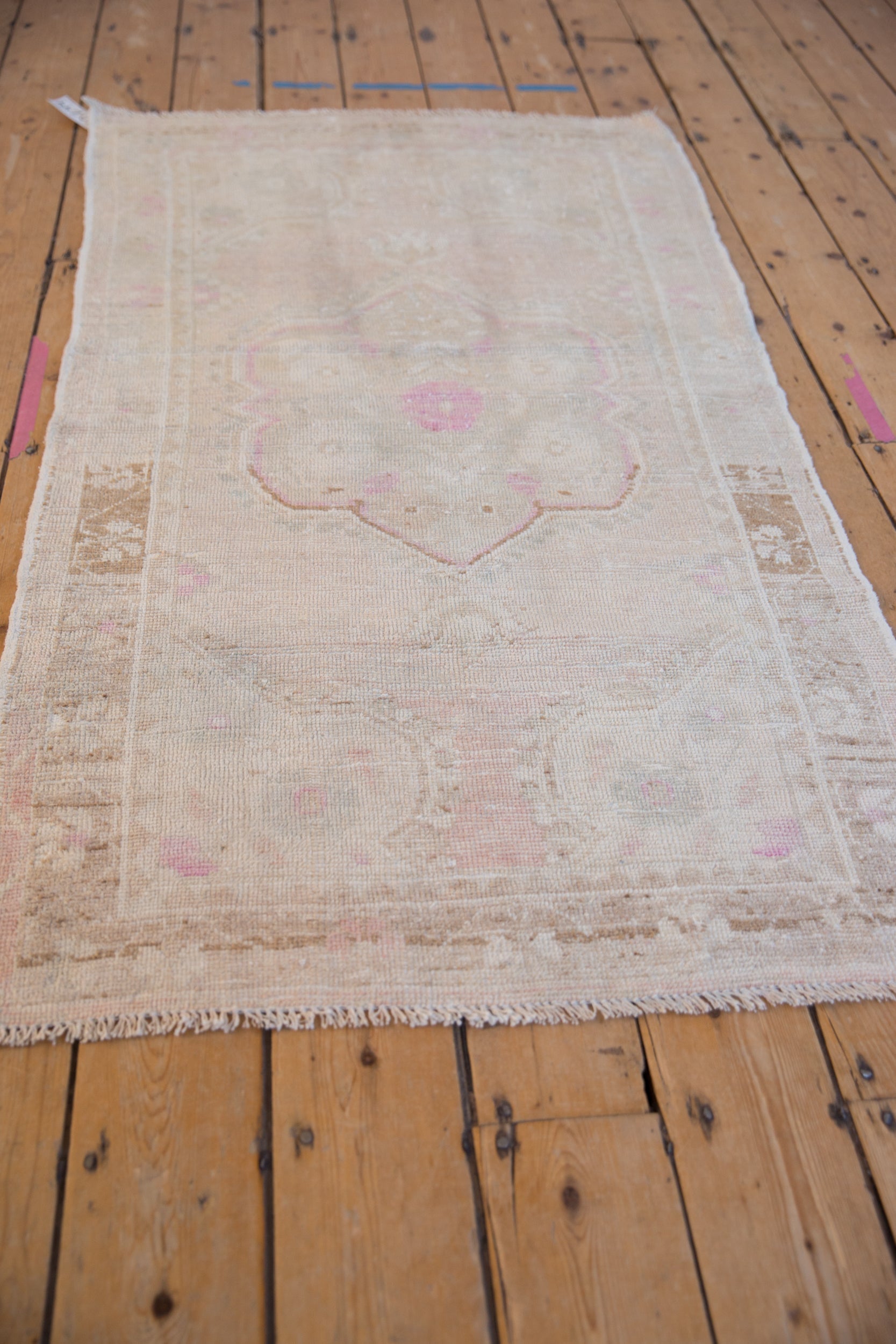 3x5.5 Vintage Distressed Oushak Rug by Old New House® - product image 3 for Resin Society