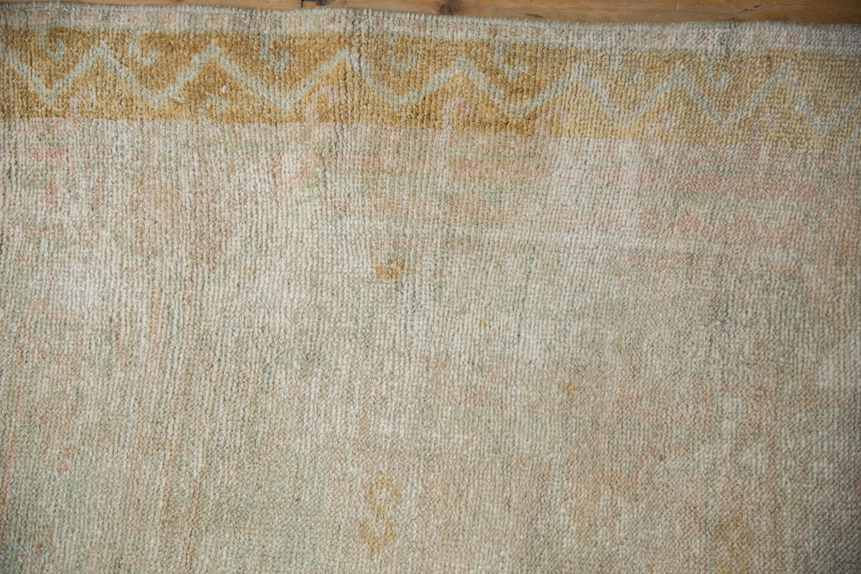 3.5x9.5 Vintage Distressed Oushak Rug Runner by Old New House® - product image 4 for Resin Society