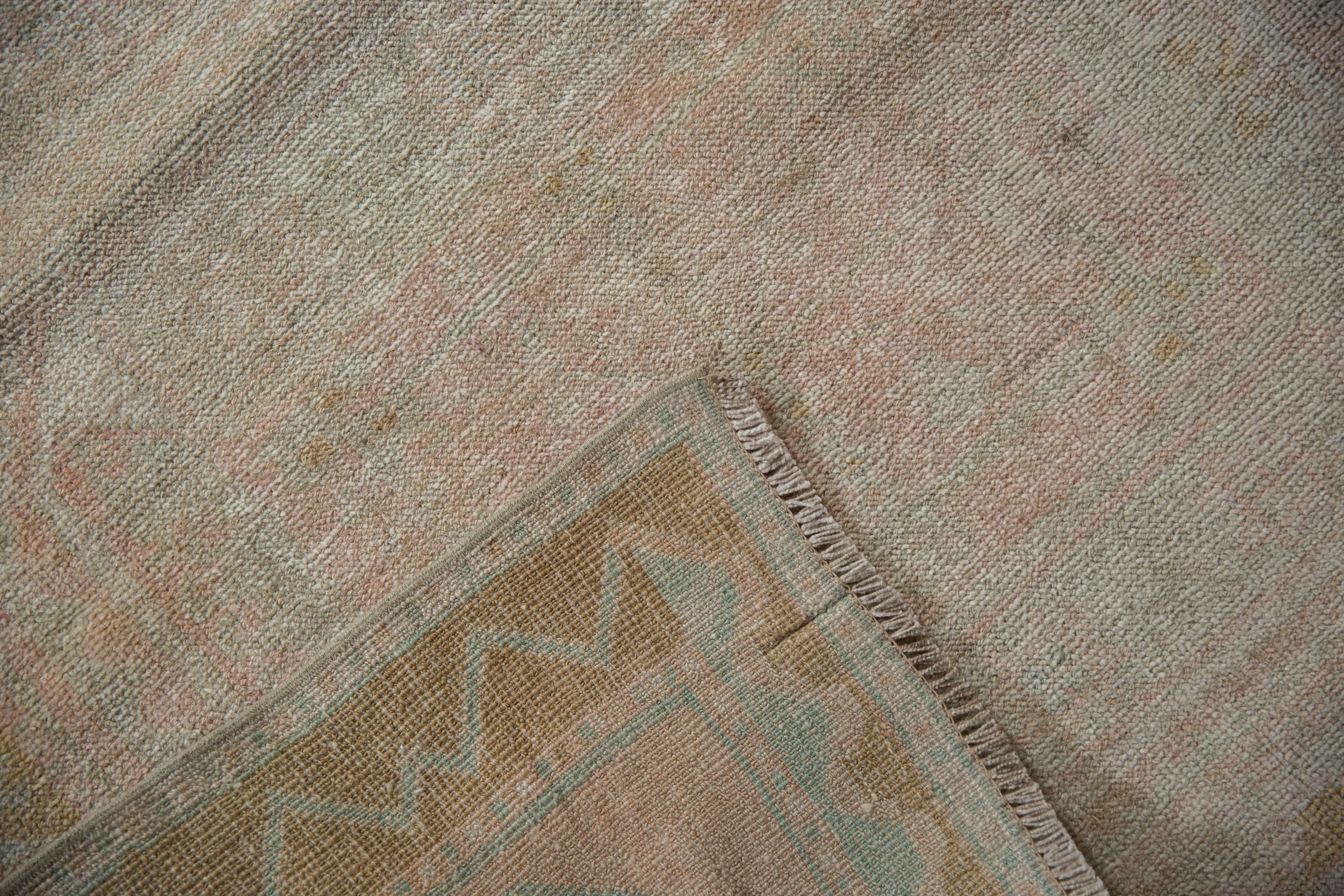 3.5x9.5 Vintage Distressed Oushak Rug Runner by Old New House® - product image 10 for Resin Society