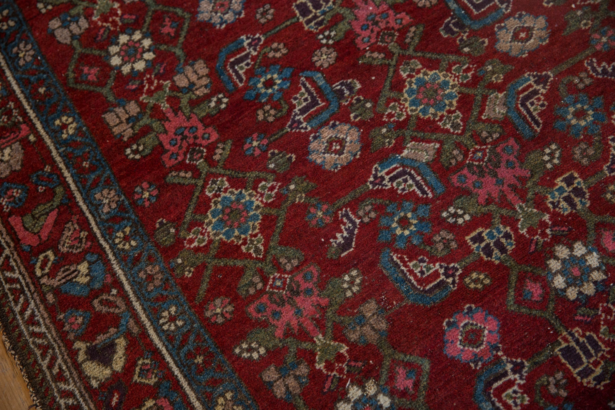 4x5.5 Vintage Kurdish Hamadan Rug