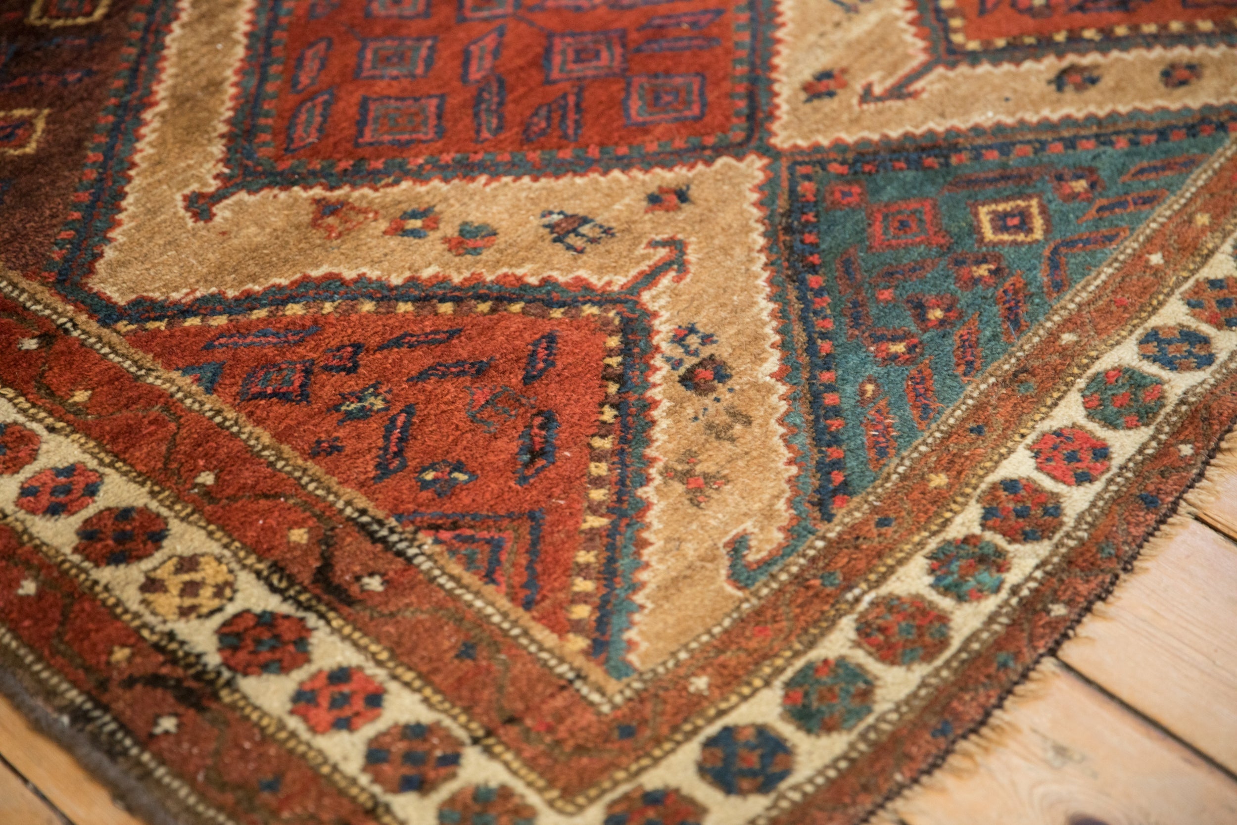 4x6.5 Antique Fine Hamadan Rug by Old New House® - product image 5 for Resin Society
