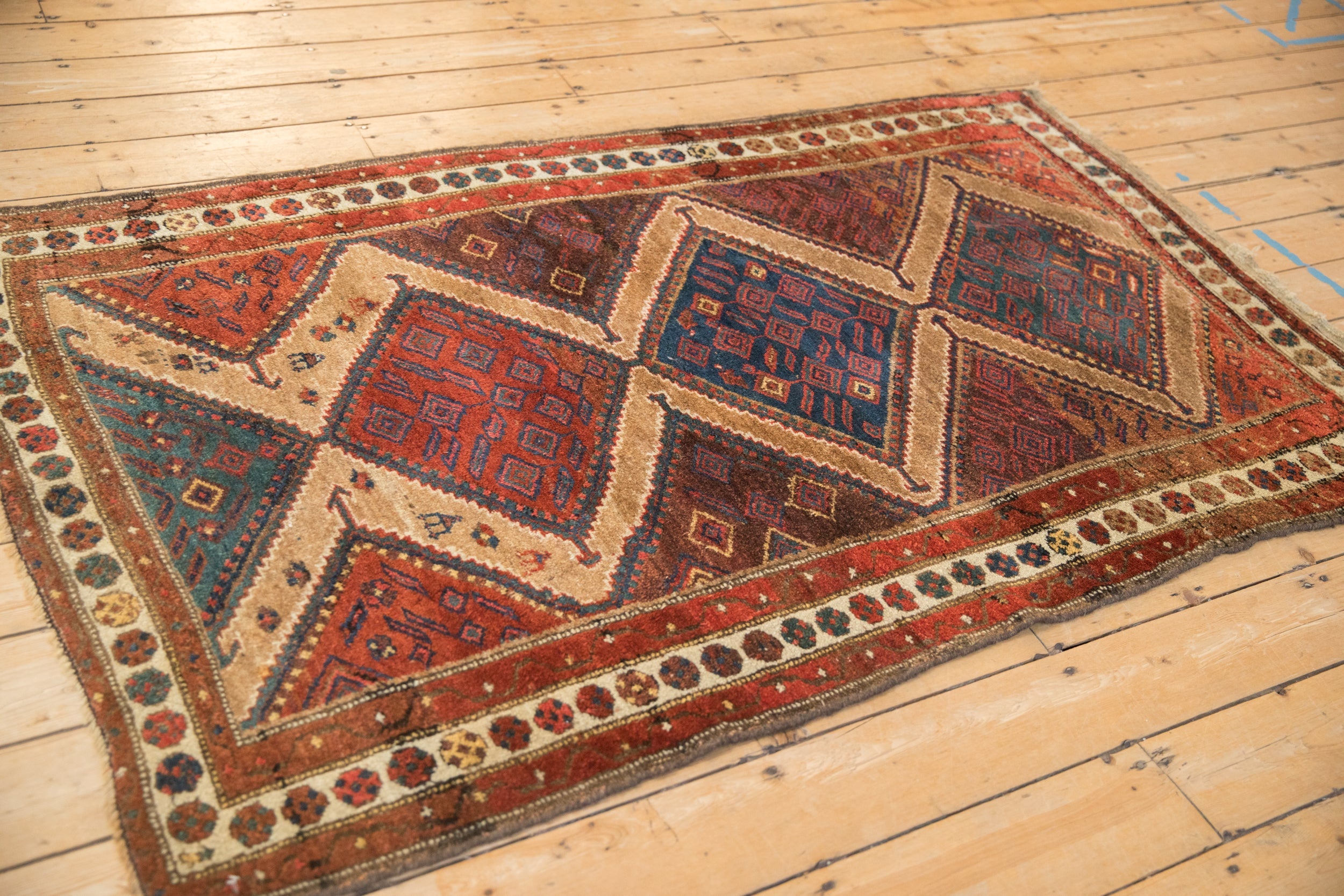 4x6.5 Antique Fine Hamadan Rug by Old New House® - product image 7 for Resin Society