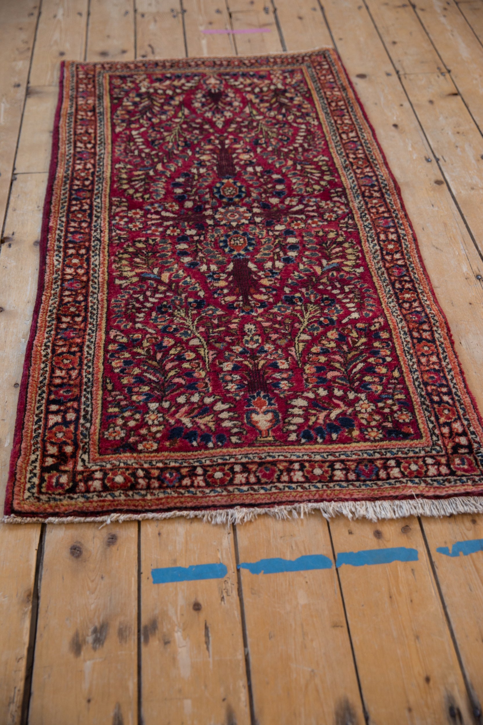 2.5x5 Vintage Fine American Sarouk Rug Runner by Old New House® - product image 4 for Resin Society