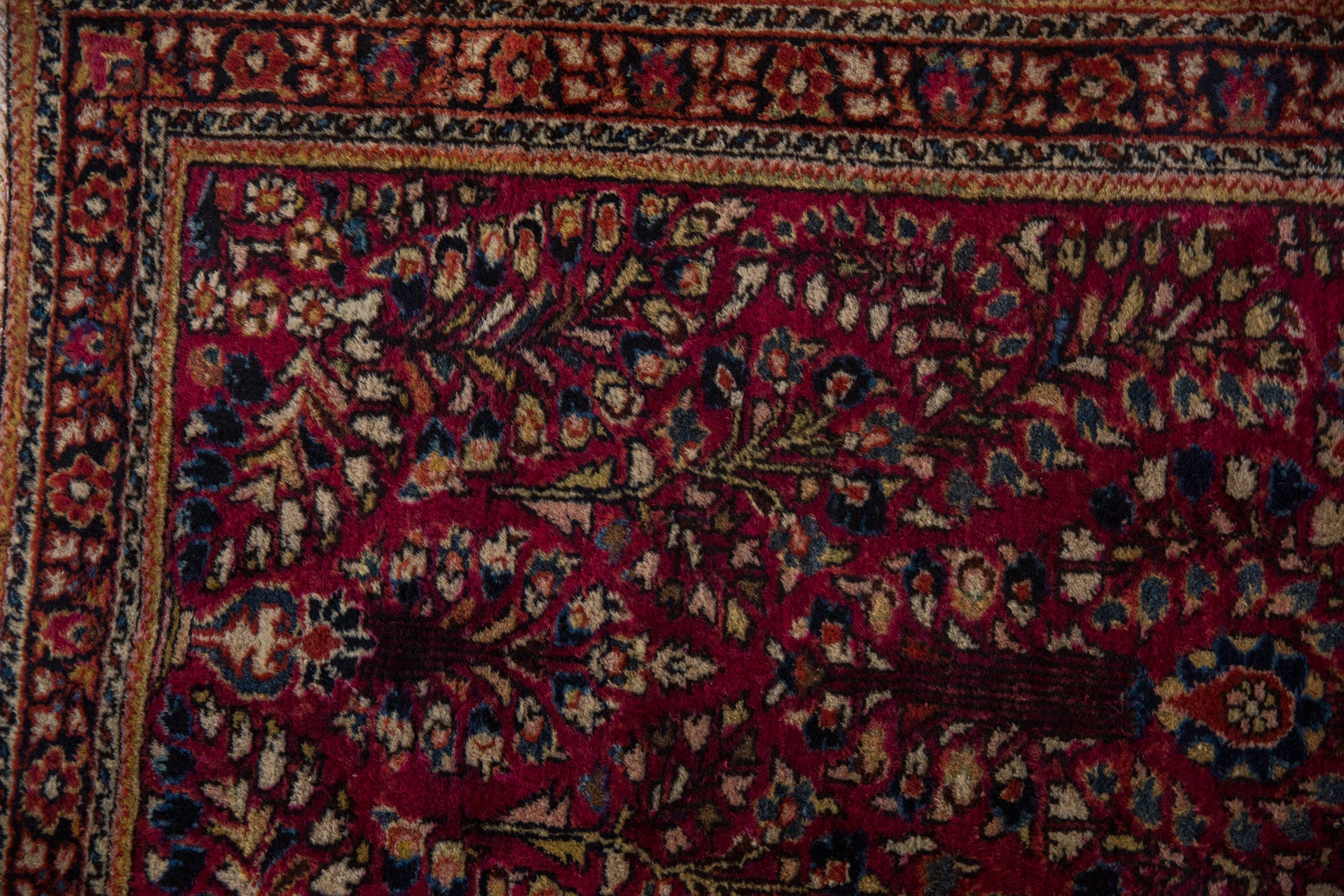 2.5x5 Vintage Fine American Sarouk Rug Runner by Old New House® - product image 8 for Resin Society