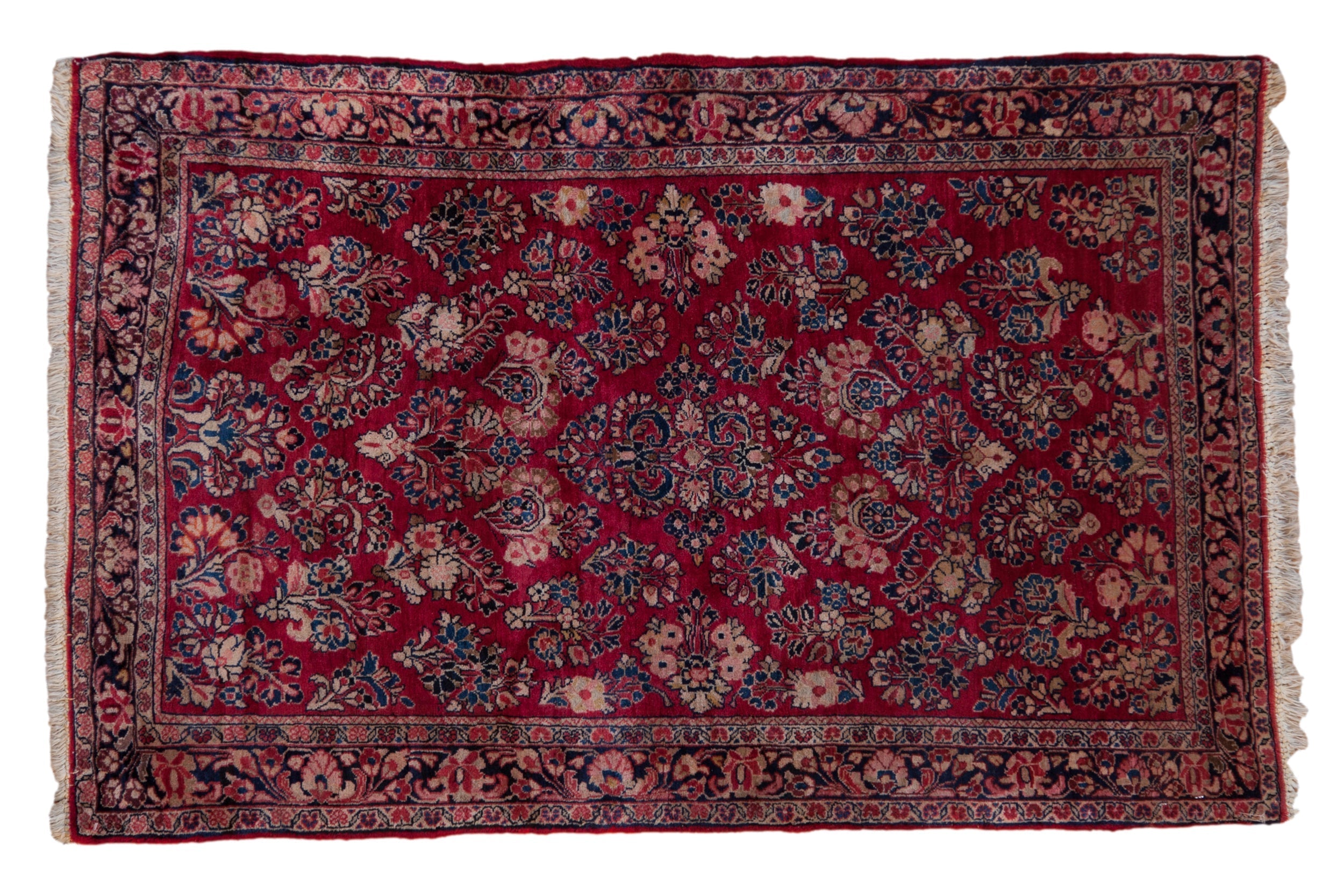 3.5x5 Vintage Fine German Sarouk Rug by Old New House® - main product image for Resin Society