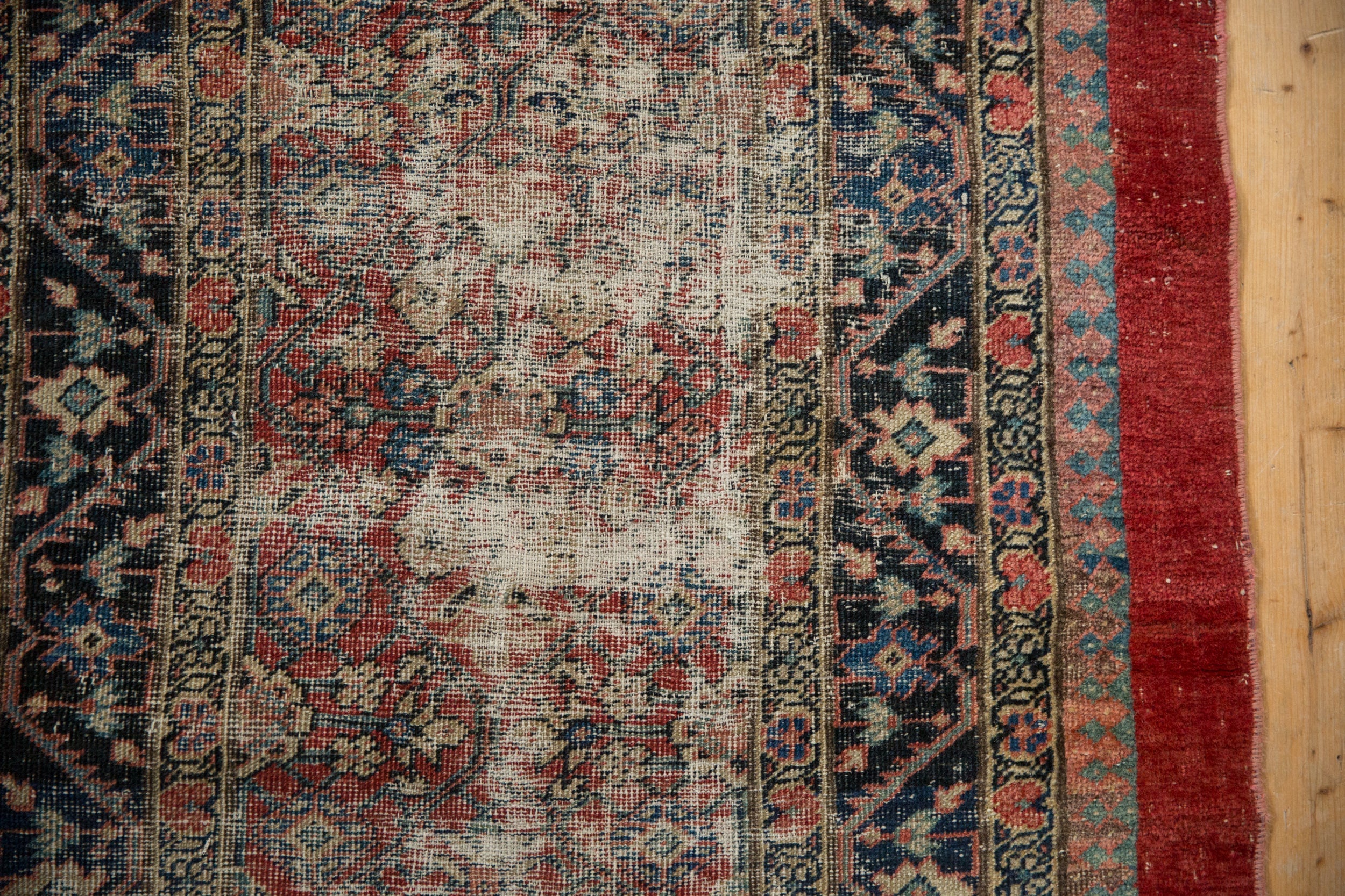 2.5x5.5 Antique Fine Fragment Serab Rug Runner