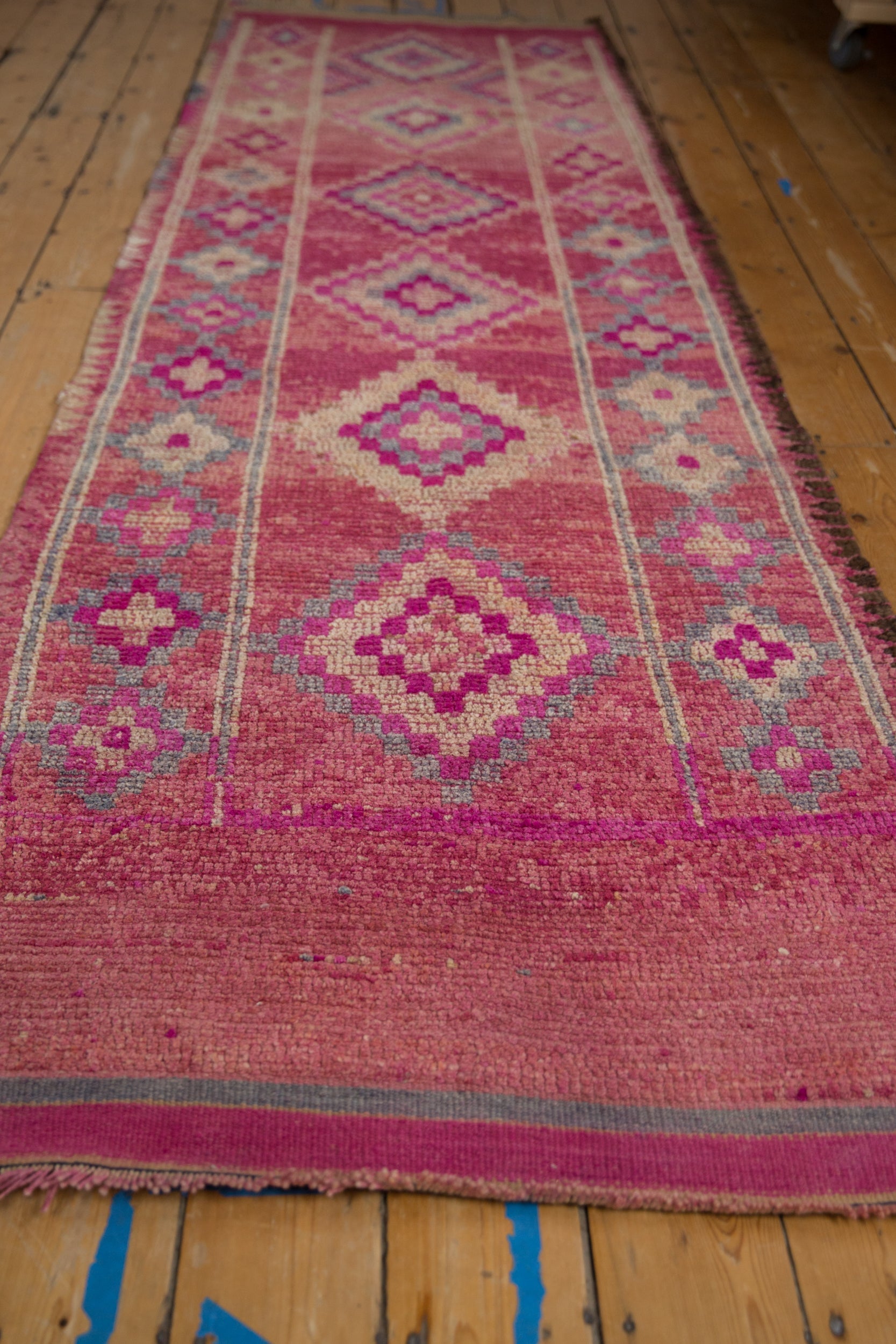 3x10.5 Vintage Distressed Kurd Rug Runner by Old New House® - product image 6 for Resin Society