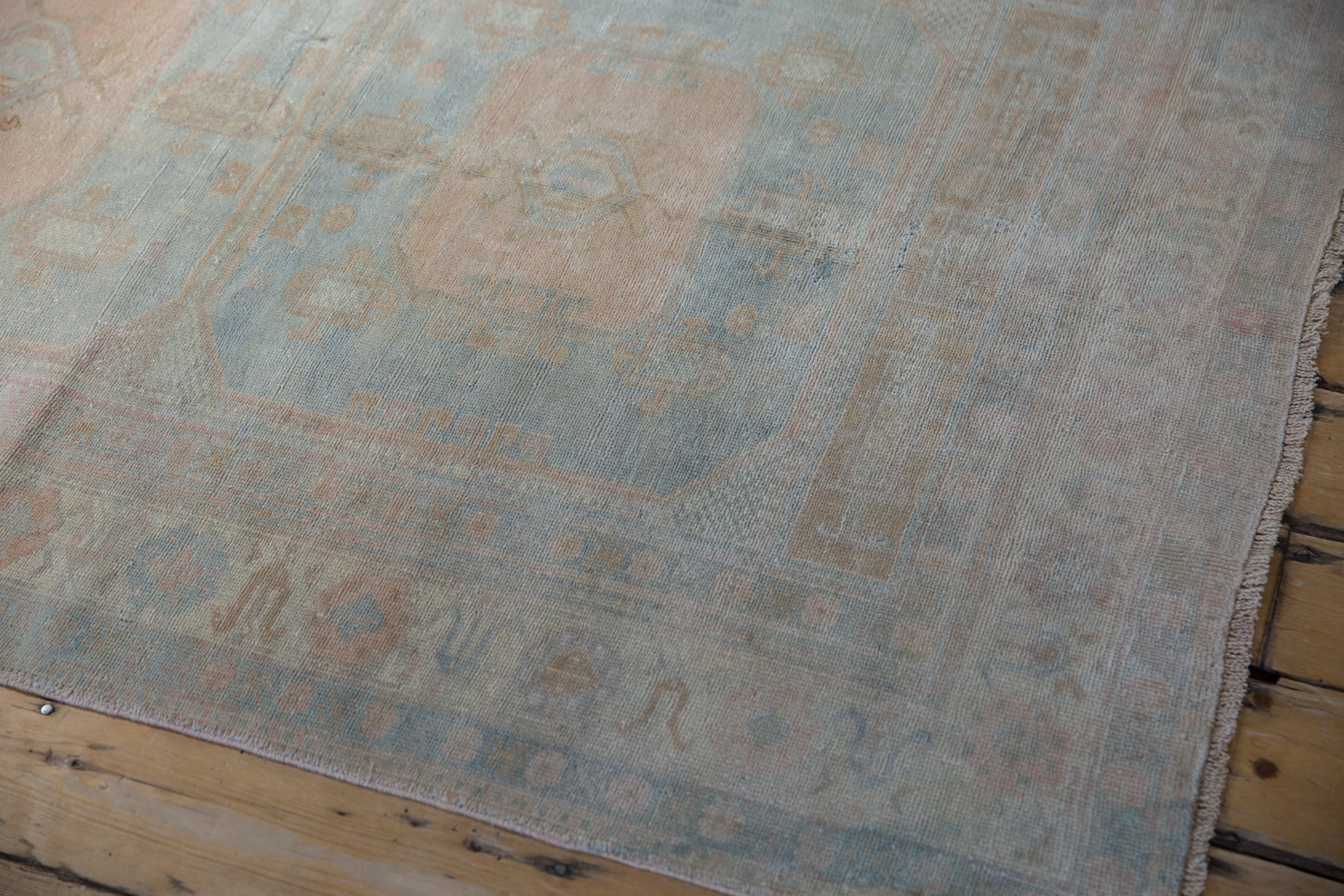 4x8 Vintage Distressed Oushak Rug Runner by Old New House® - product image 6 for Resin Society