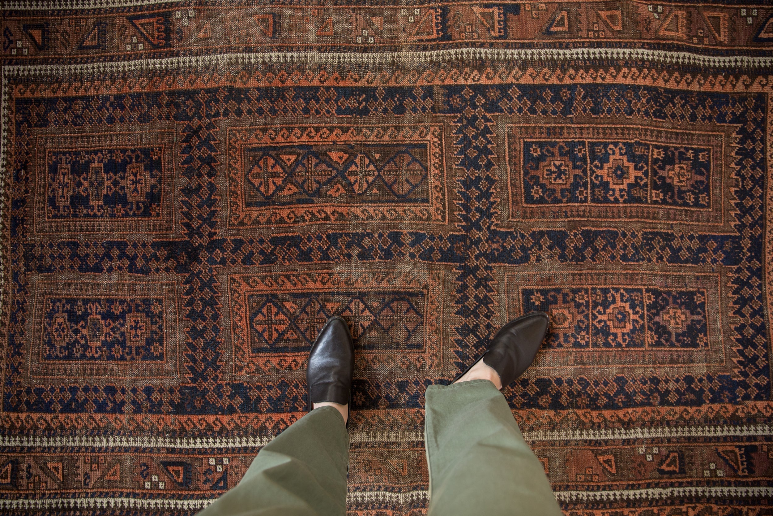 4x6.5 Vintage Belouch Rug by Old New House® - product image 2 for Resin Society