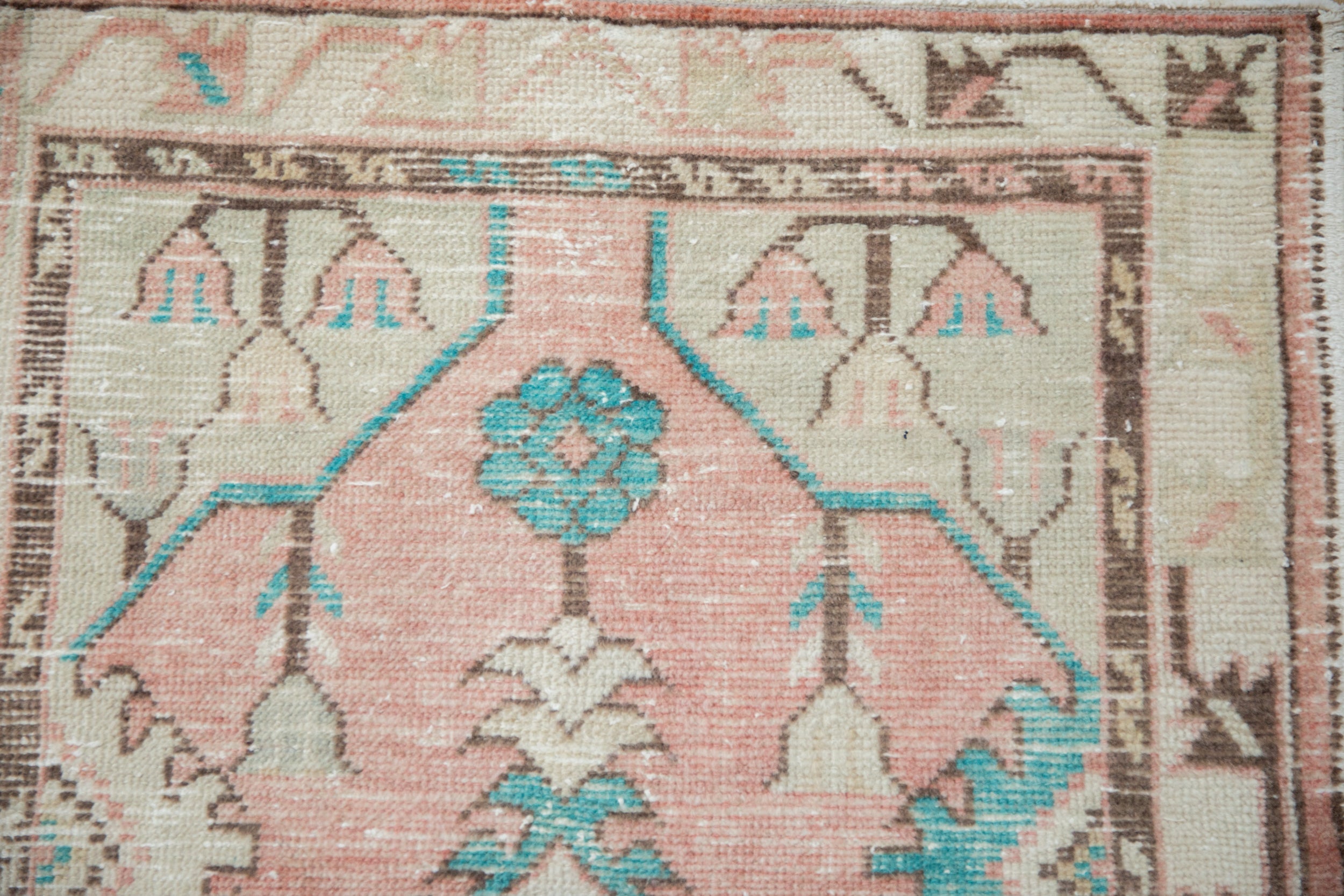 3x5.5 Vintage Distressed Oushak Rug by Old New House® - product image 3 for Resin Society