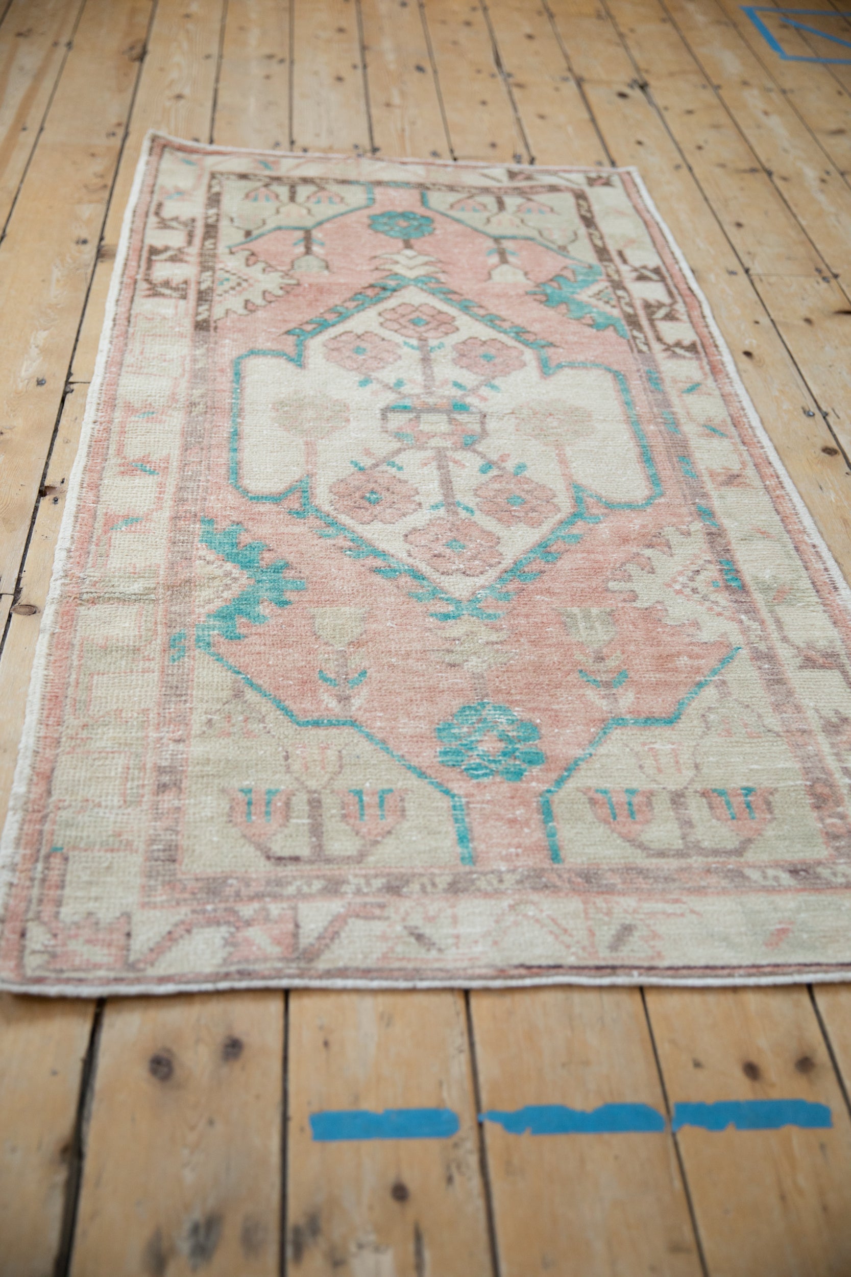 3x5.5 Vintage Distressed Oushak Rug by Old New House® - product image 5 for Resin Society