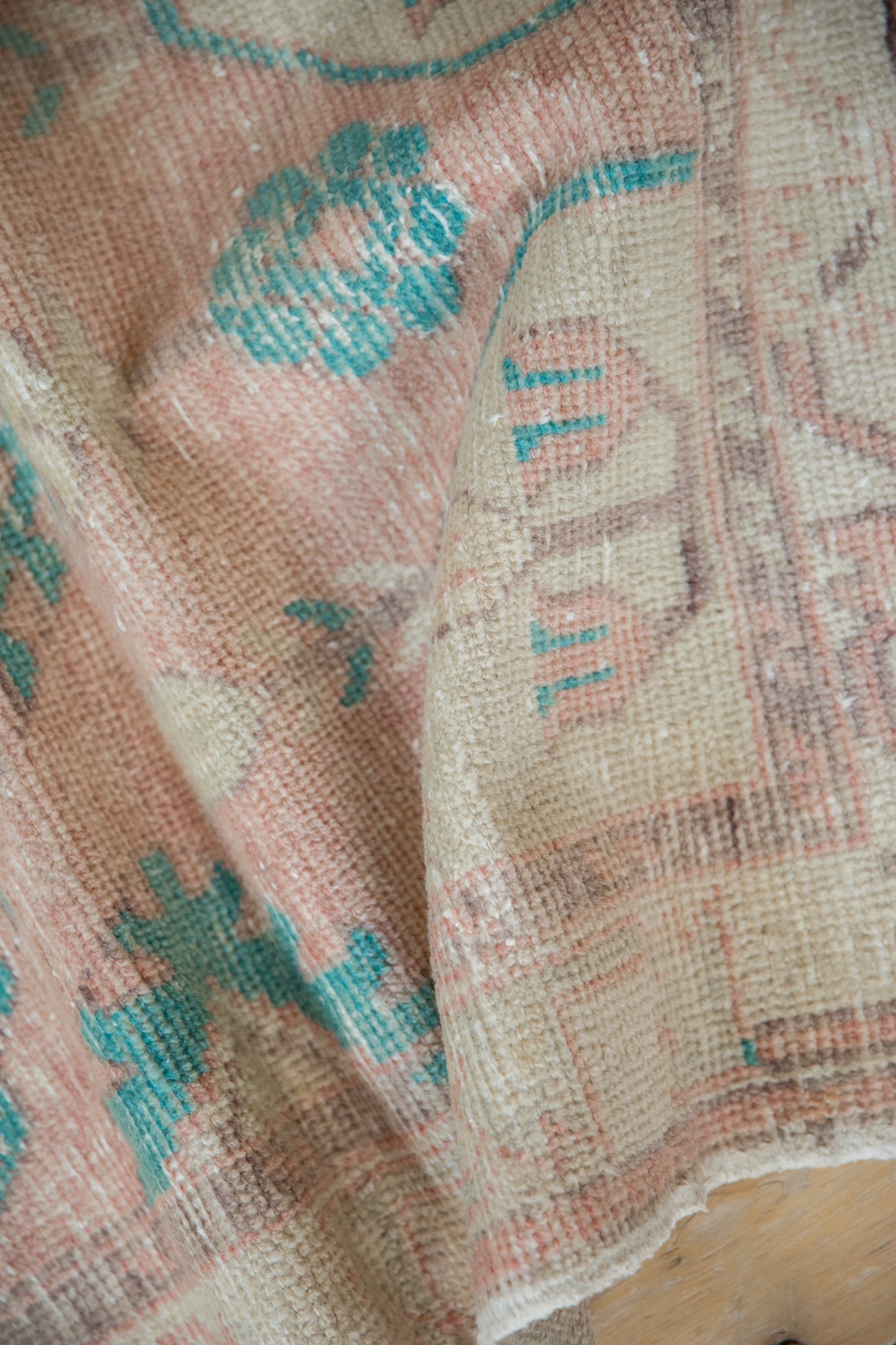 3x5.5 Vintage Distressed Oushak Rug by Old New House® - product image 7 for Resin Society