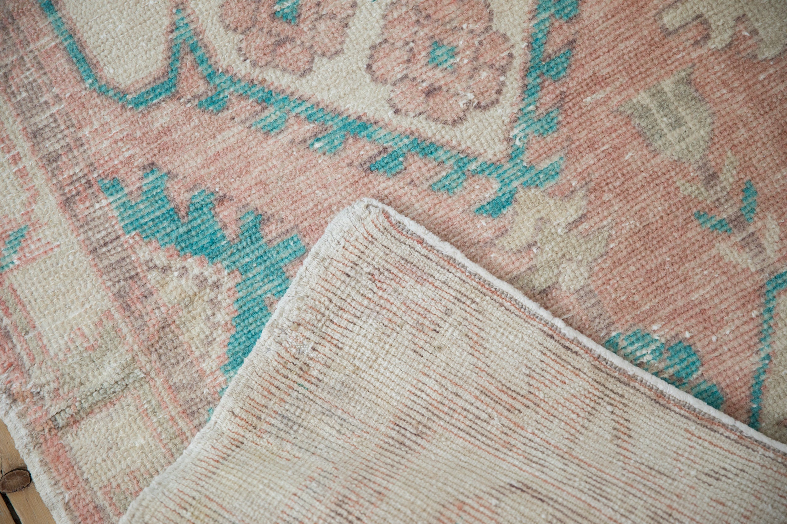 3x5.5 Vintage Distressed Oushak Rug by Old New House® - product image 8 for Resin Society