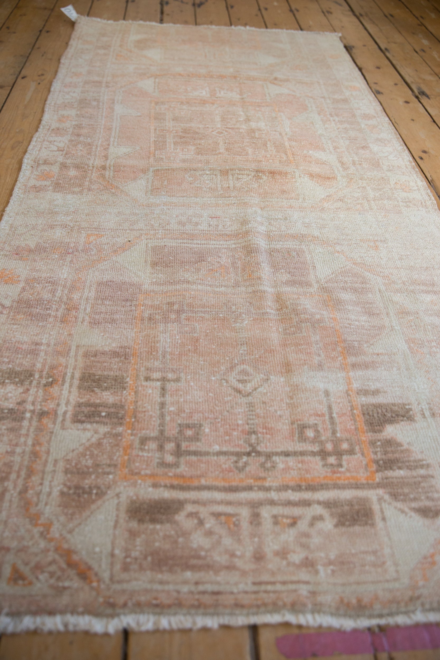 3x6.5 Vintage Distressed Fragment Oushak Rug Runner by Old New House® - product image 4 for Resin Society