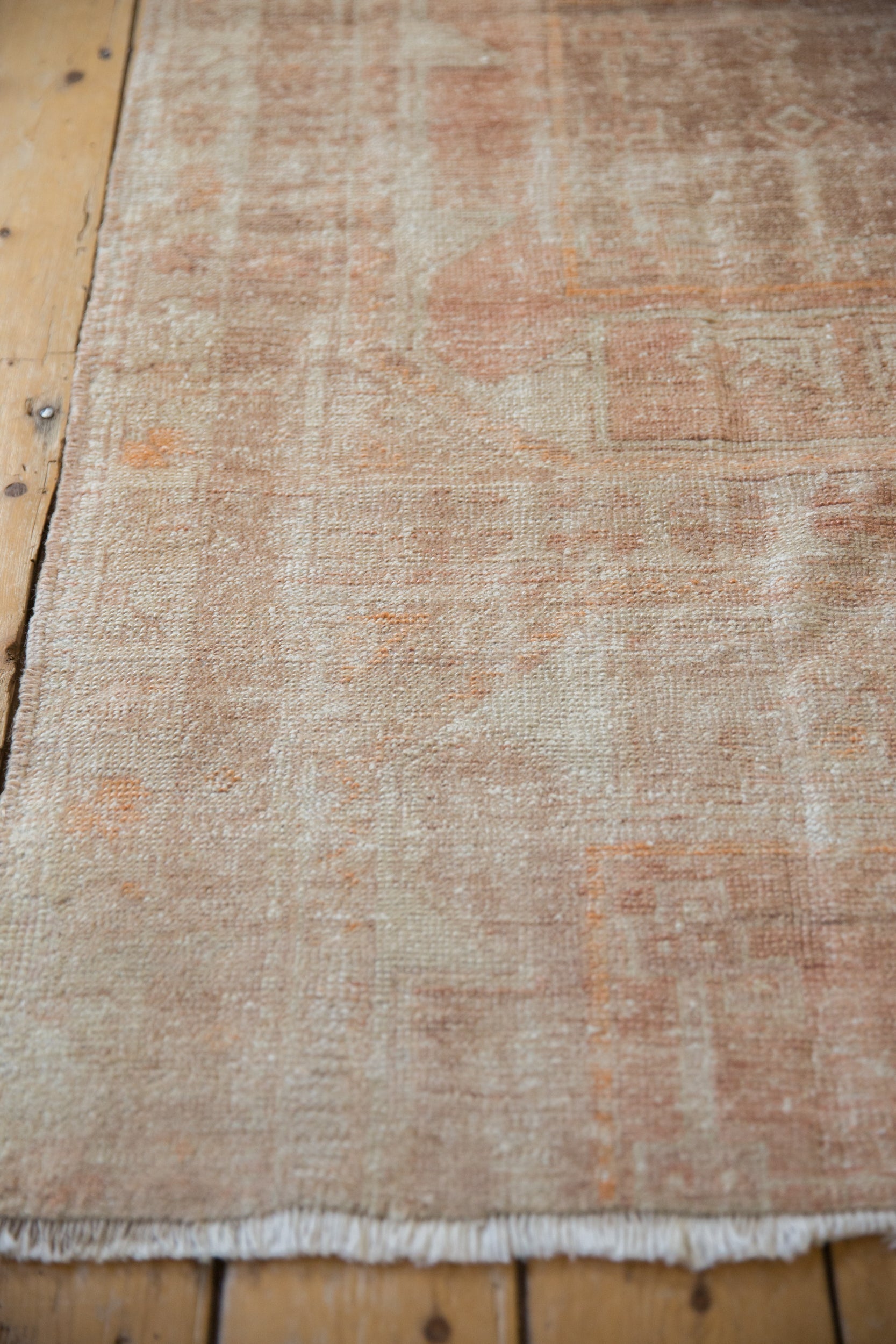 3x6.5 Vintage Distressed Fragment Oushak Rug Runner by Old New House® - product image 7 for Resin Society