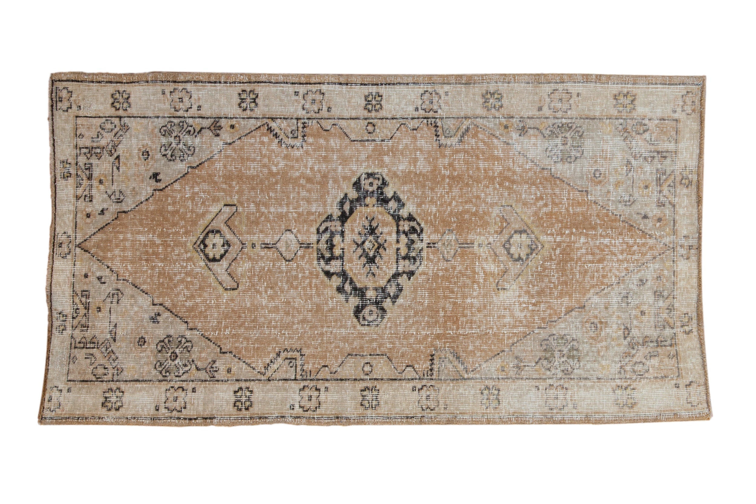 2.5x5 Vintage Distressed Oushak Rug Runner