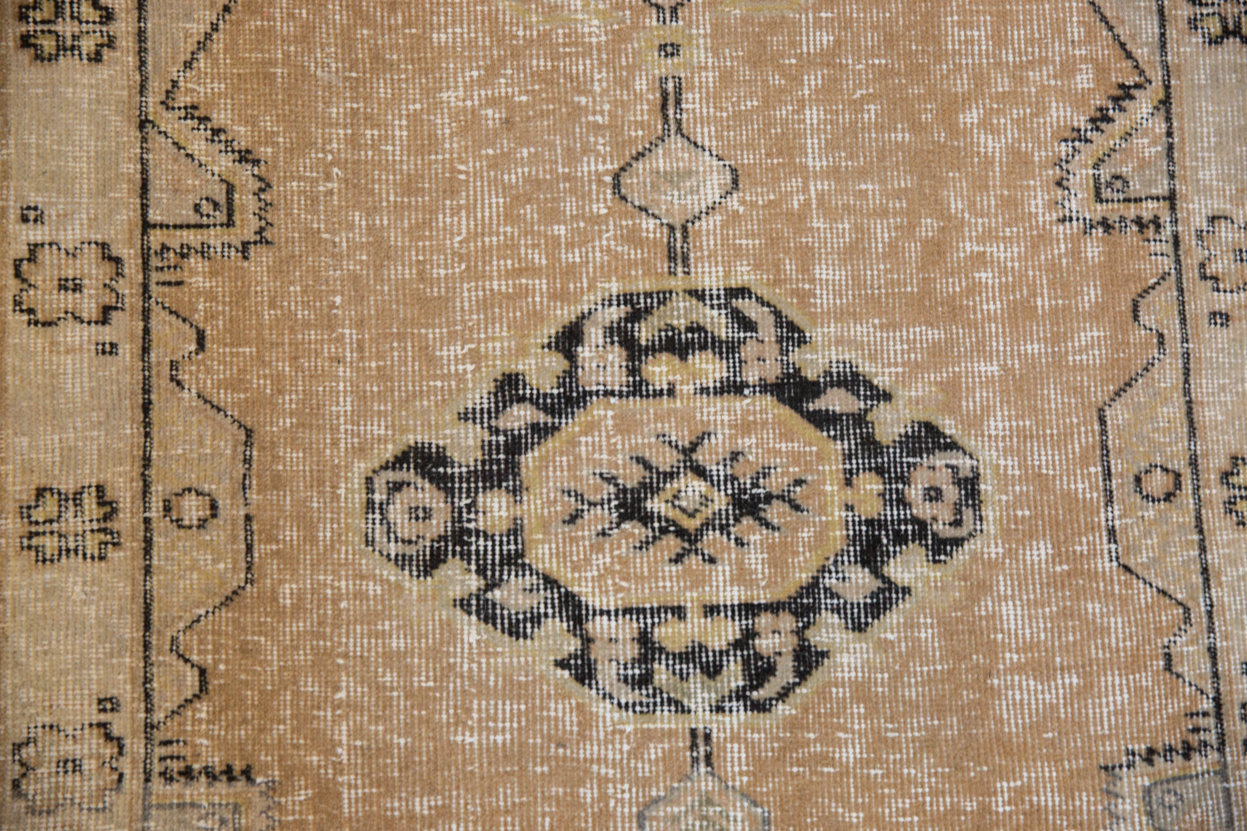 2.5x5 Vintage Distressed Oushak Rug Runner