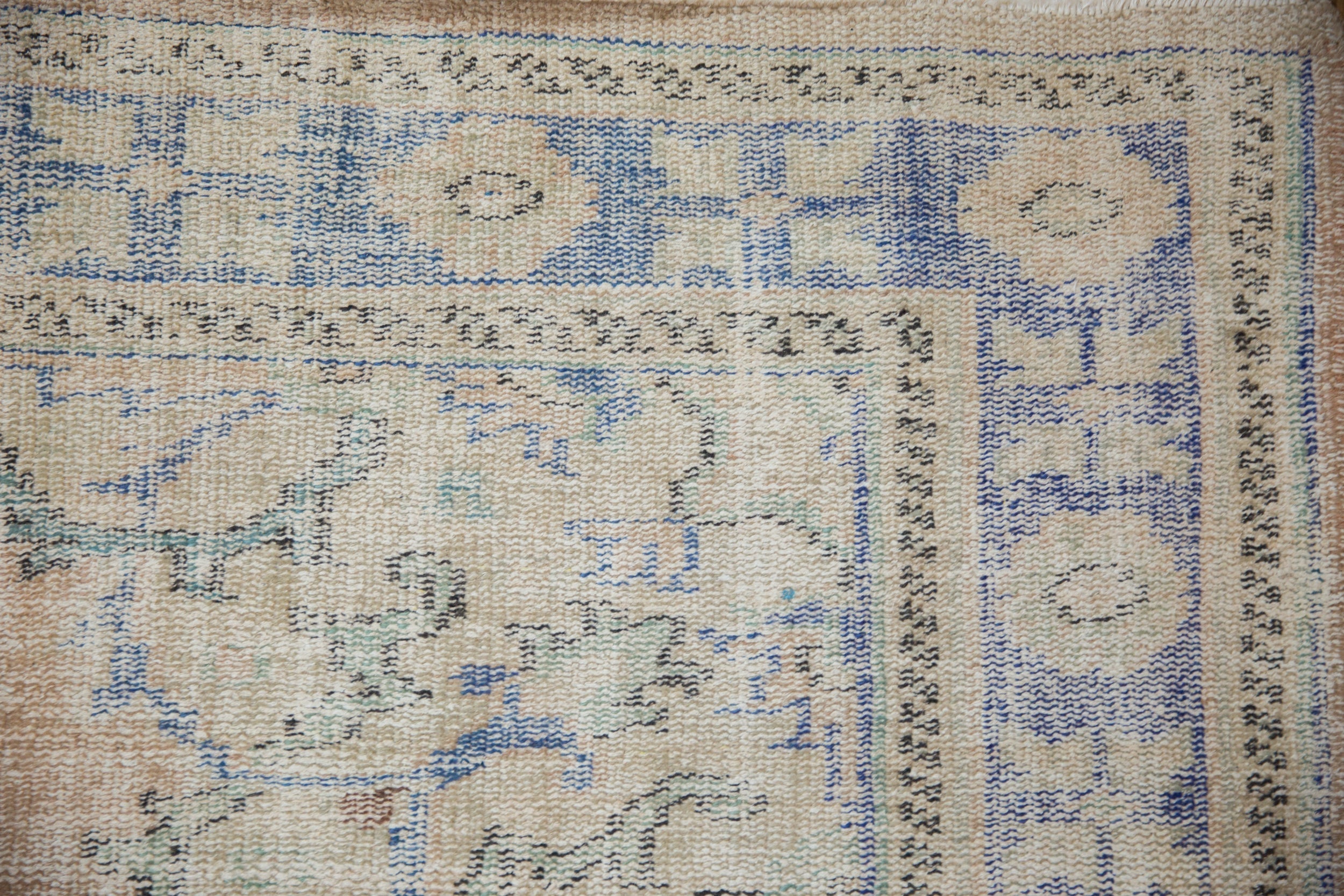6x9.5 Vintage Distressed Oushak Carpet by Old New House® - product image 3 for Resin Society