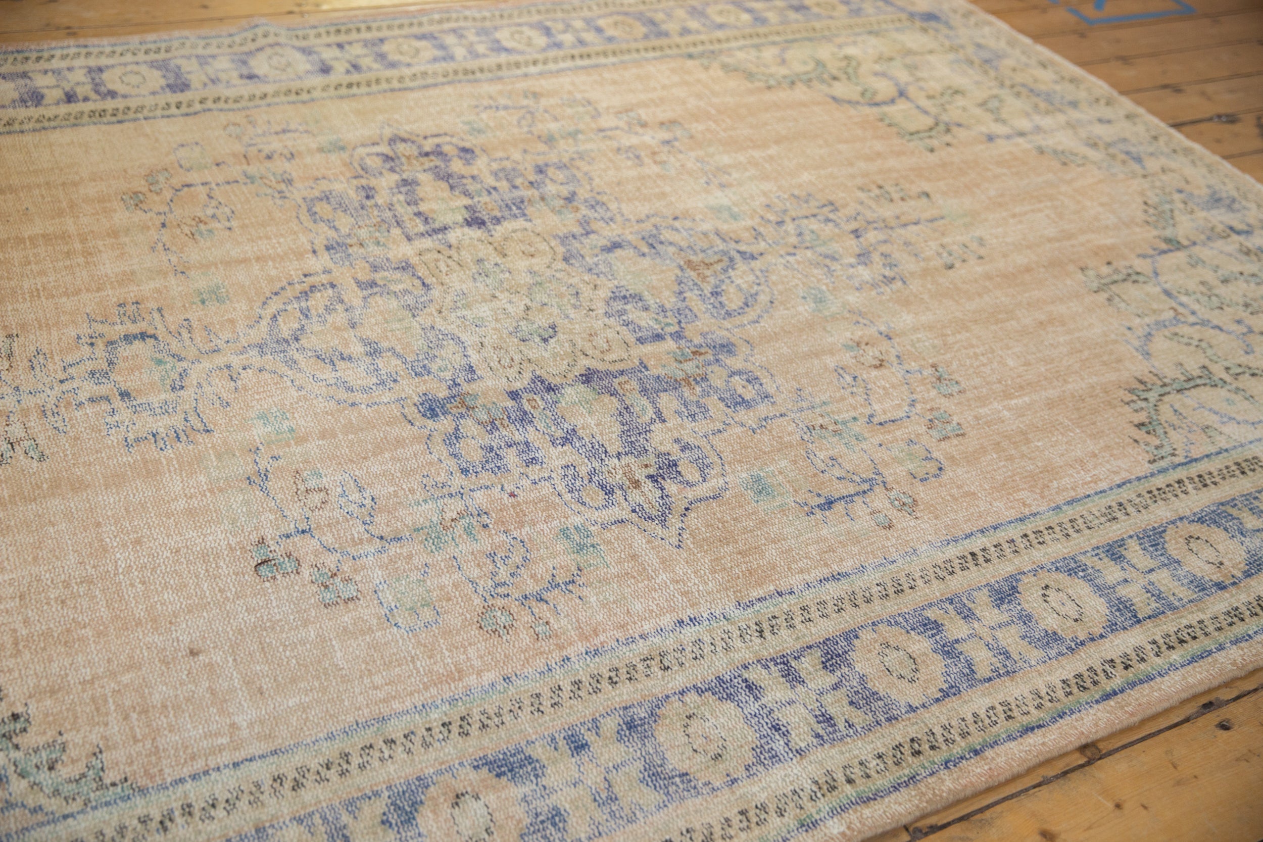 6x9.5 Vintage Distressed Oushak Carpet by Old New House® - product image 5 for Resin Society