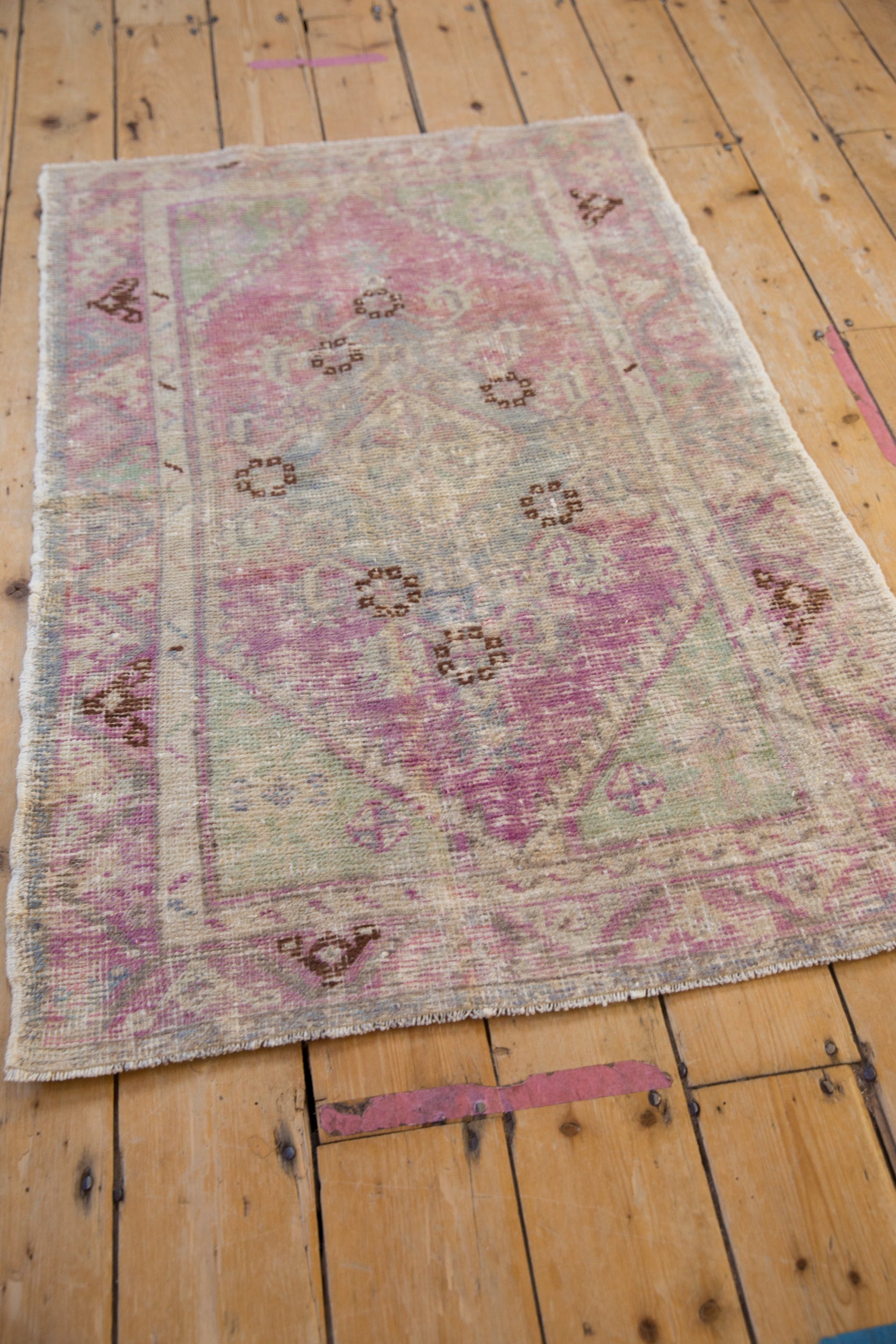 2.5x4 Vintage Distressed Oushak Rug by Old New House® - product image 5 for Resin Society