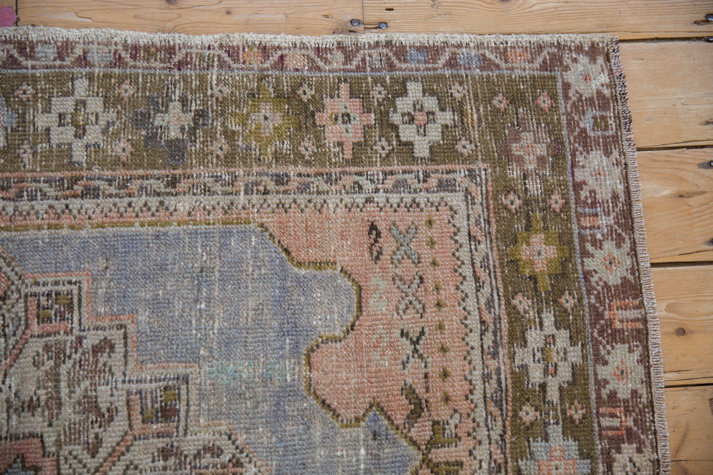 3x4.5 Vintage Distressed Oushak Rug by Old New House® - product image 3 for Resin Society