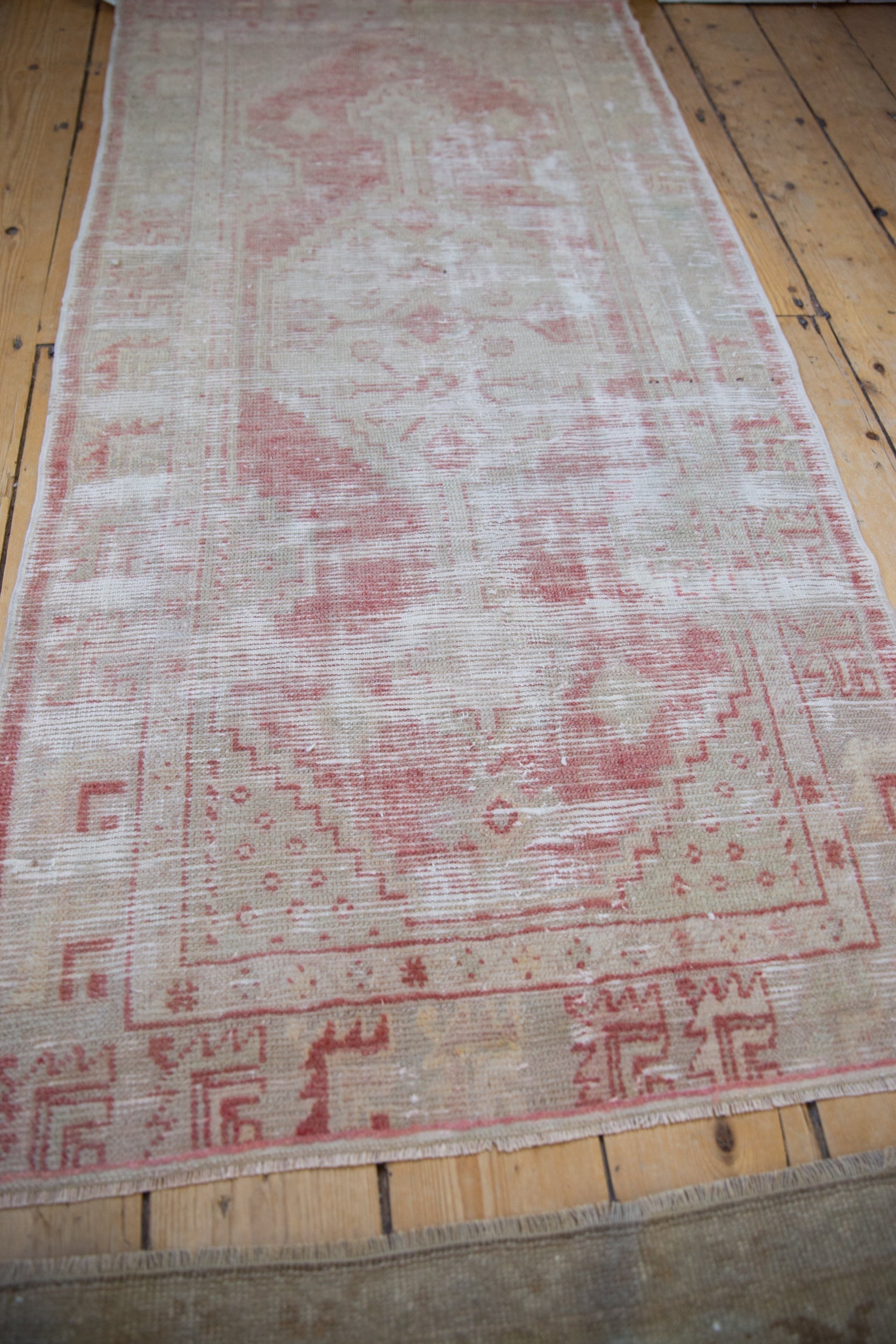2.5x5 Vintage Distressed Oushak Rug Runner by Old New House® - product image 4 for Resin Society