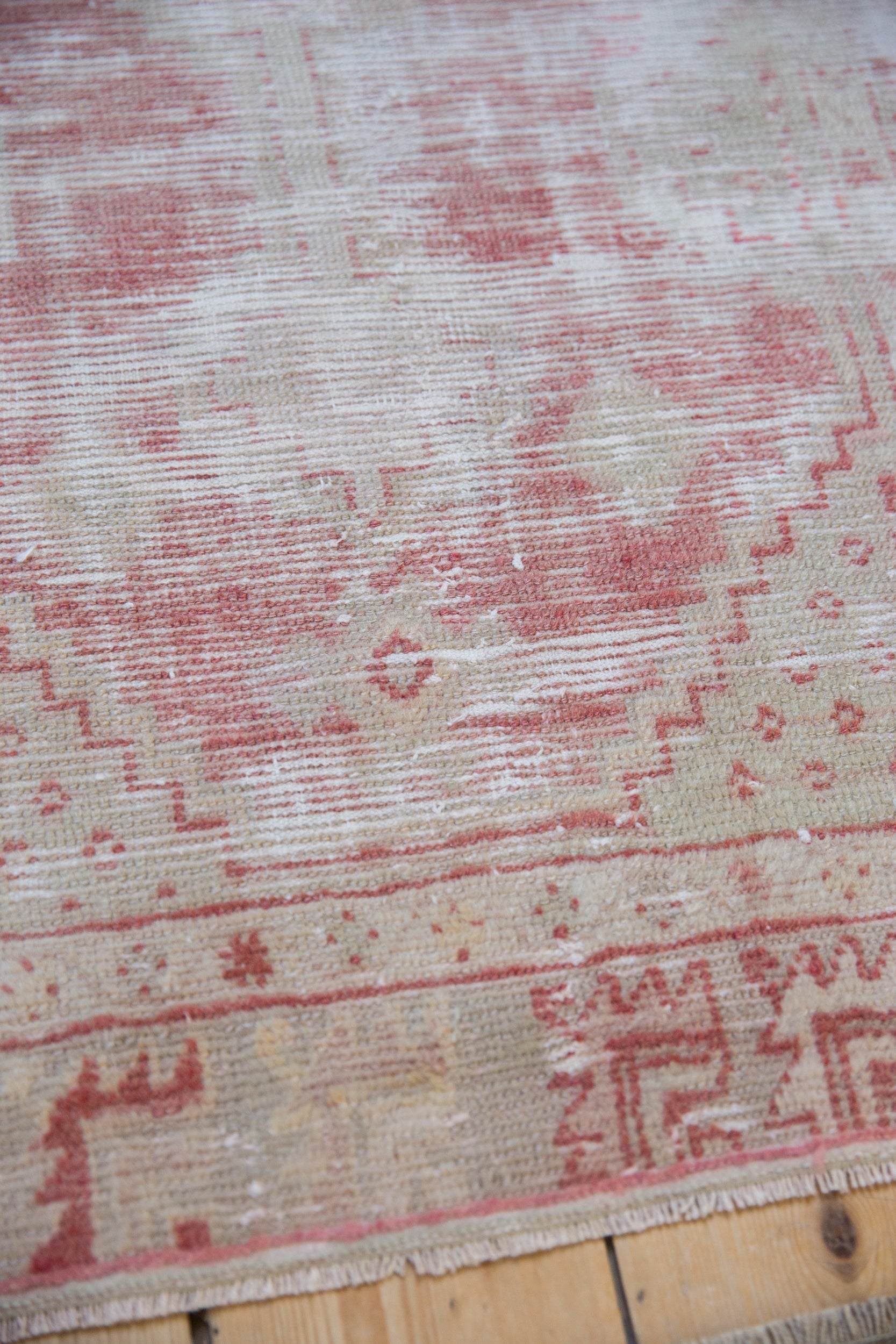 2.5x5 Vintage Distressed Oushak Rug Runner by Old New House® - product image 5 for Resin Society