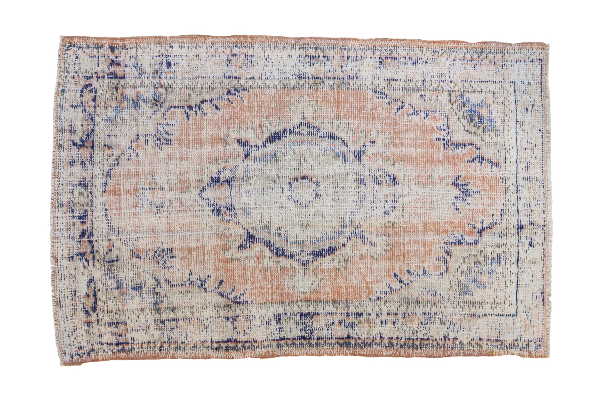 3x4.5 Vintage Distressed Oushak Rug