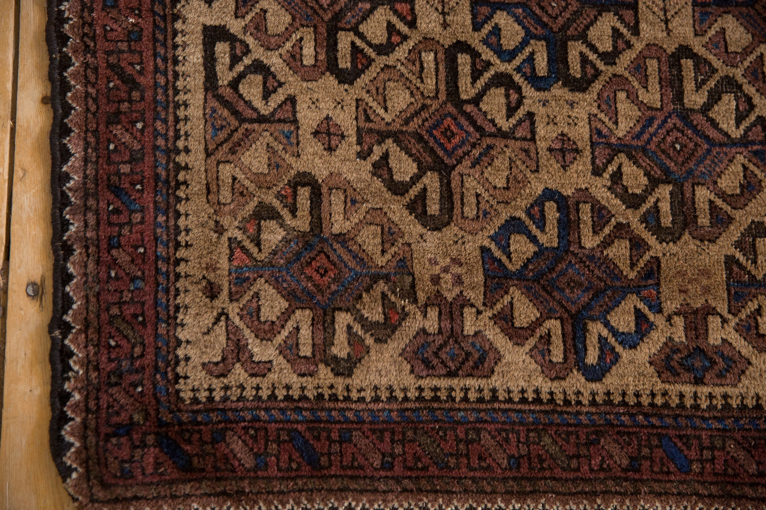 3x4 Vintage Belouch Square Rug by Old New House® - product image 5 for Resin Society