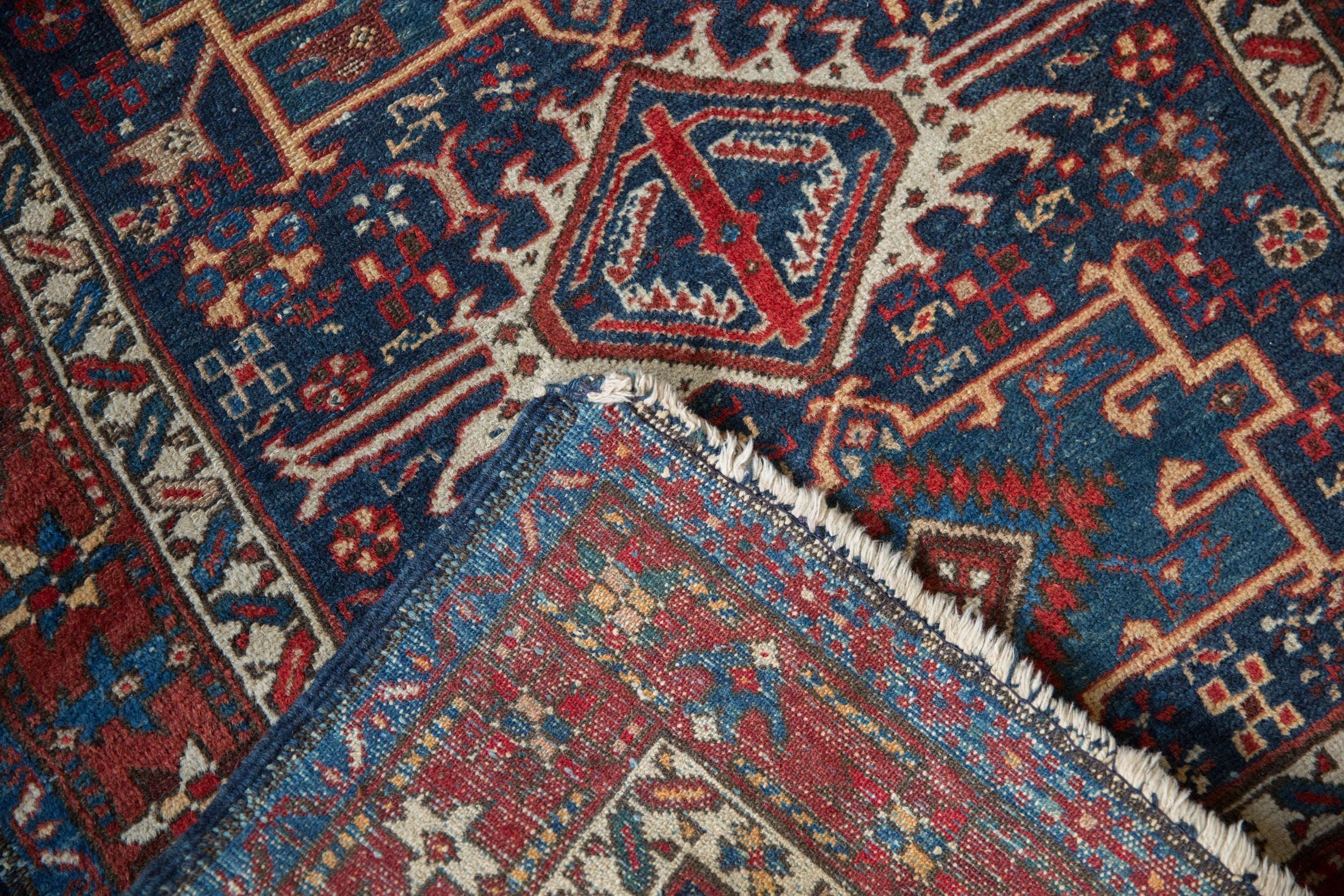 3.5x4.5 Vintage Karaja Square Rug by Old New House® - product image 10 for Resin Society