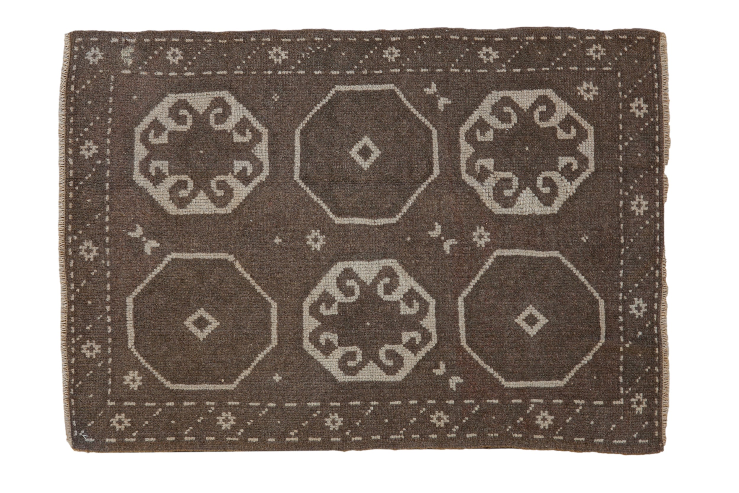 2.5x3.5 Vintage Distressed Oushak Rug