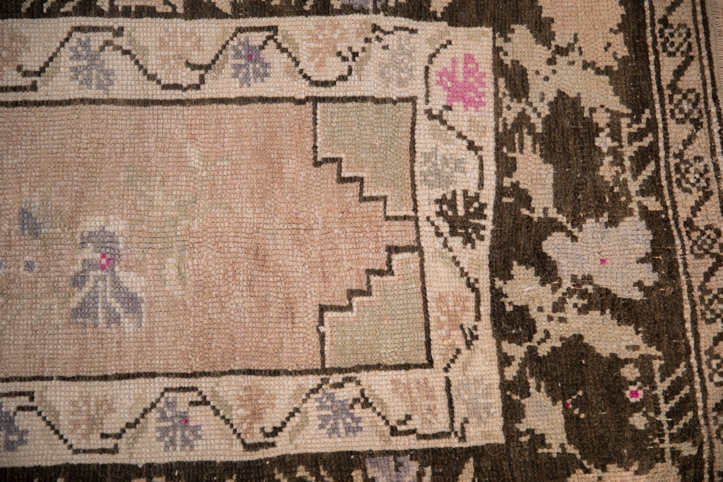 3x4 Vintage Distressed Oushak Square Rug by Old New House® - product image 3 for Resin Society