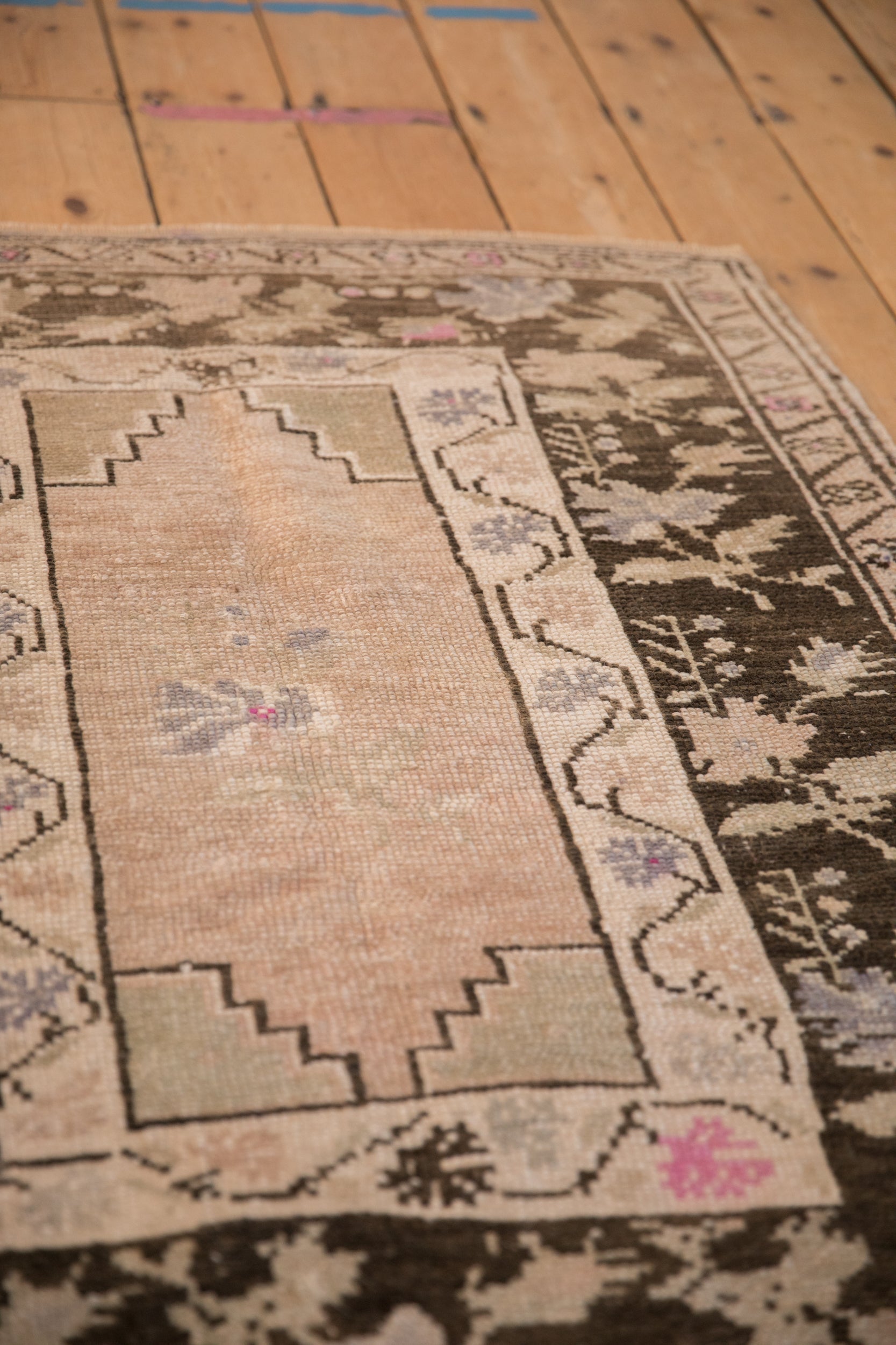 3x4 Vintage Distressed Oushak Square Rug by Old New House® - product image 5 for Resin Society