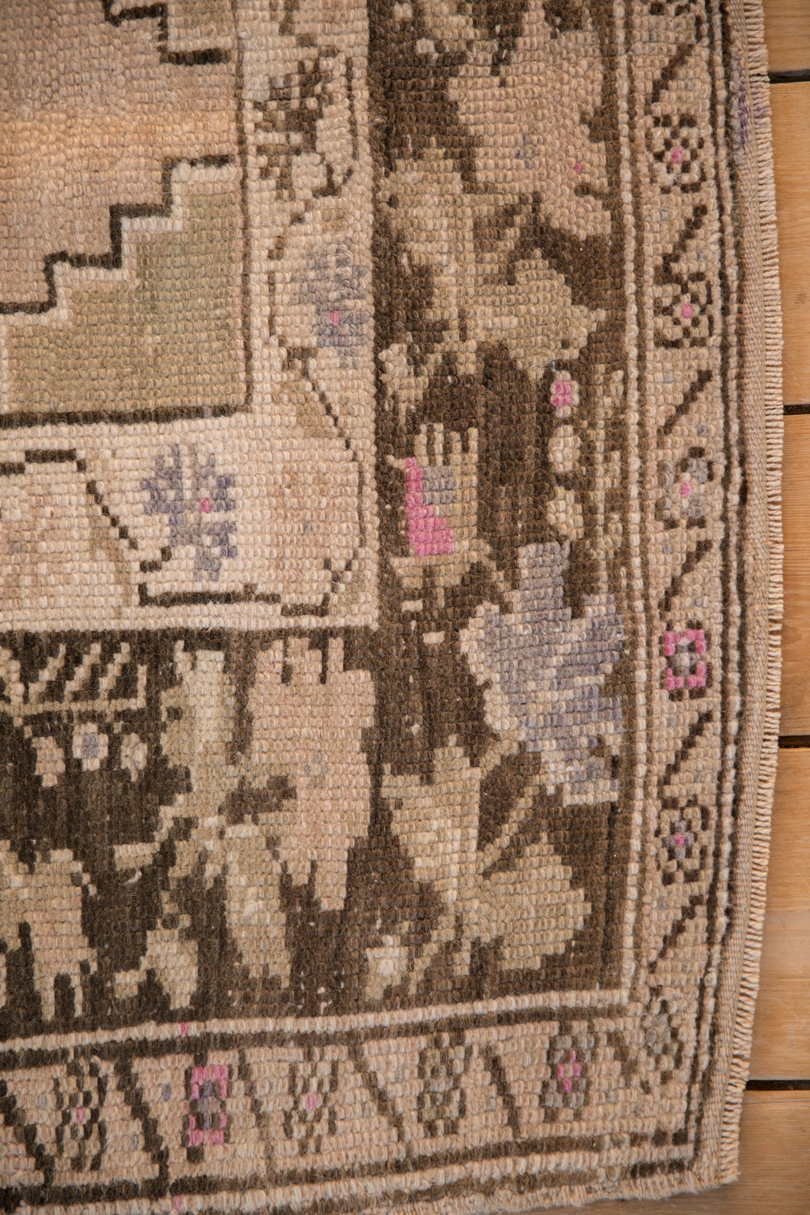 3x4 Vintage Distressed Oushak Square Rug by Old New House® - product image 7 for Resin Society