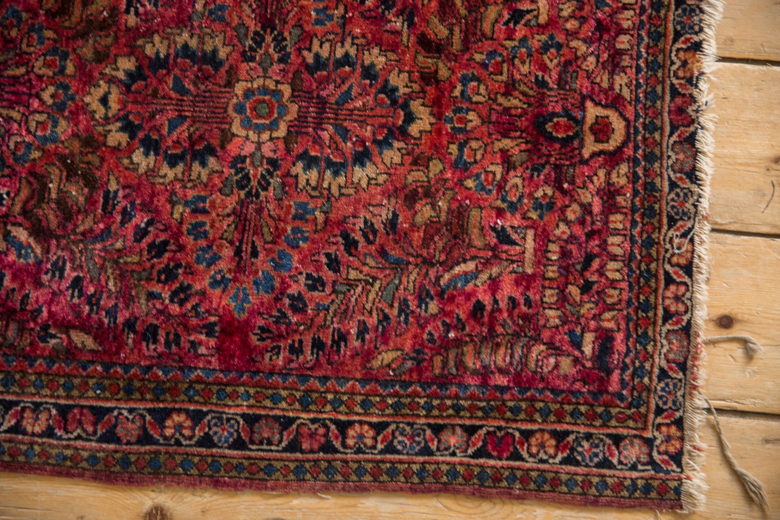2x2.5 Vintage Fine American Sarouk Square Rug Mat
