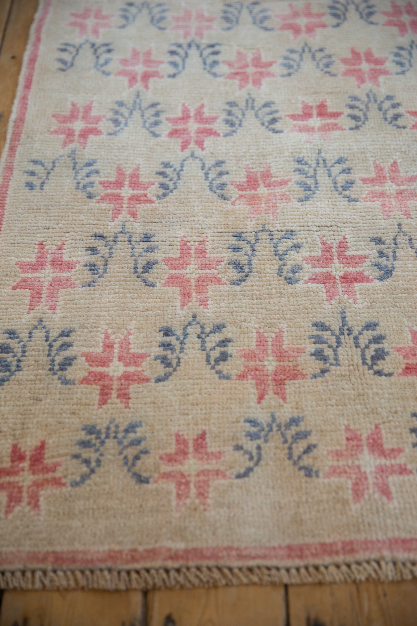 3x7.5 Vintage Distressed Oushak Rug Runner by Old New House® - product image 5 for Resin Society