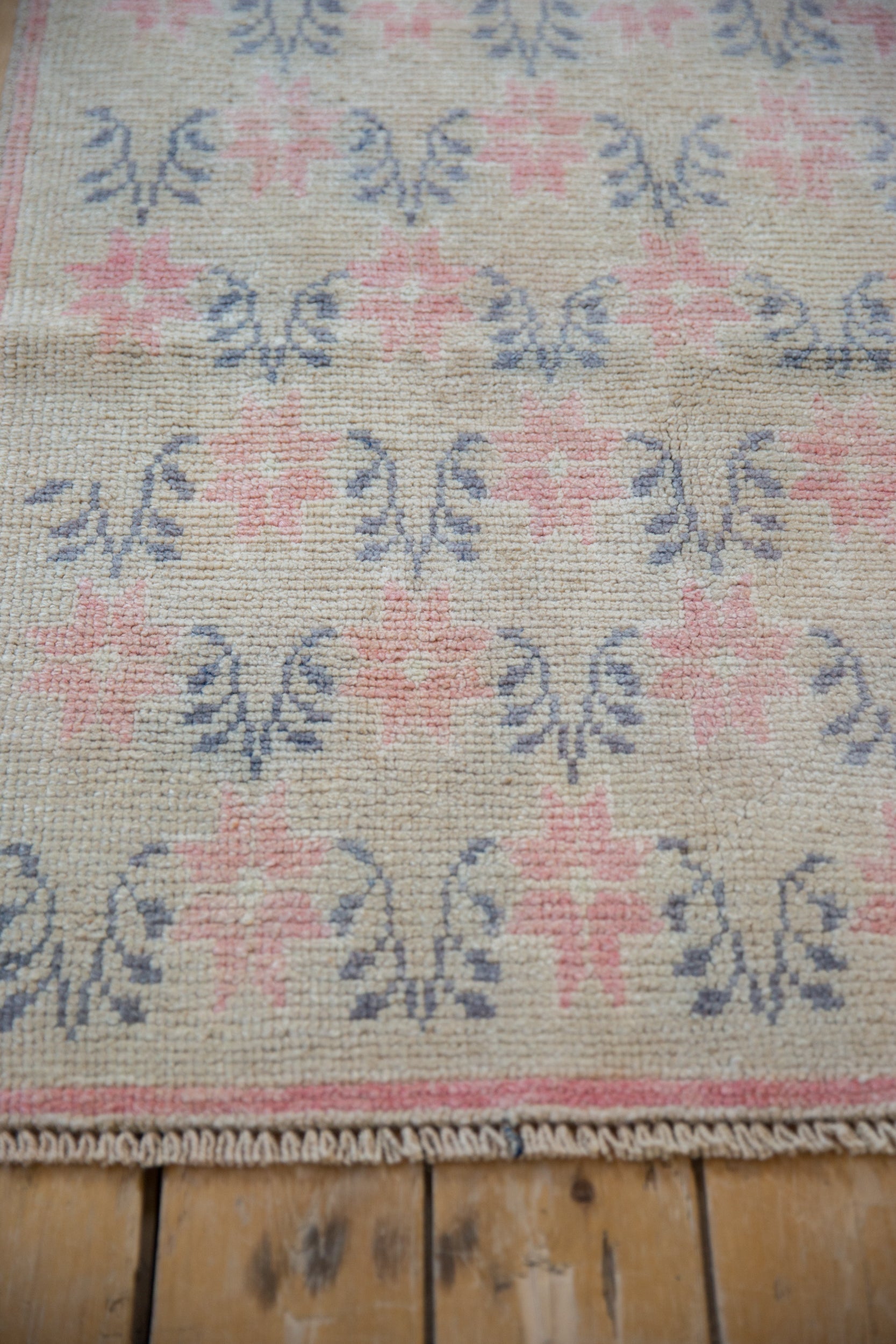 3x7.5 Vintage Distressed Oushak Rug Runner by Old New House® - product image 7 for Resin Society
