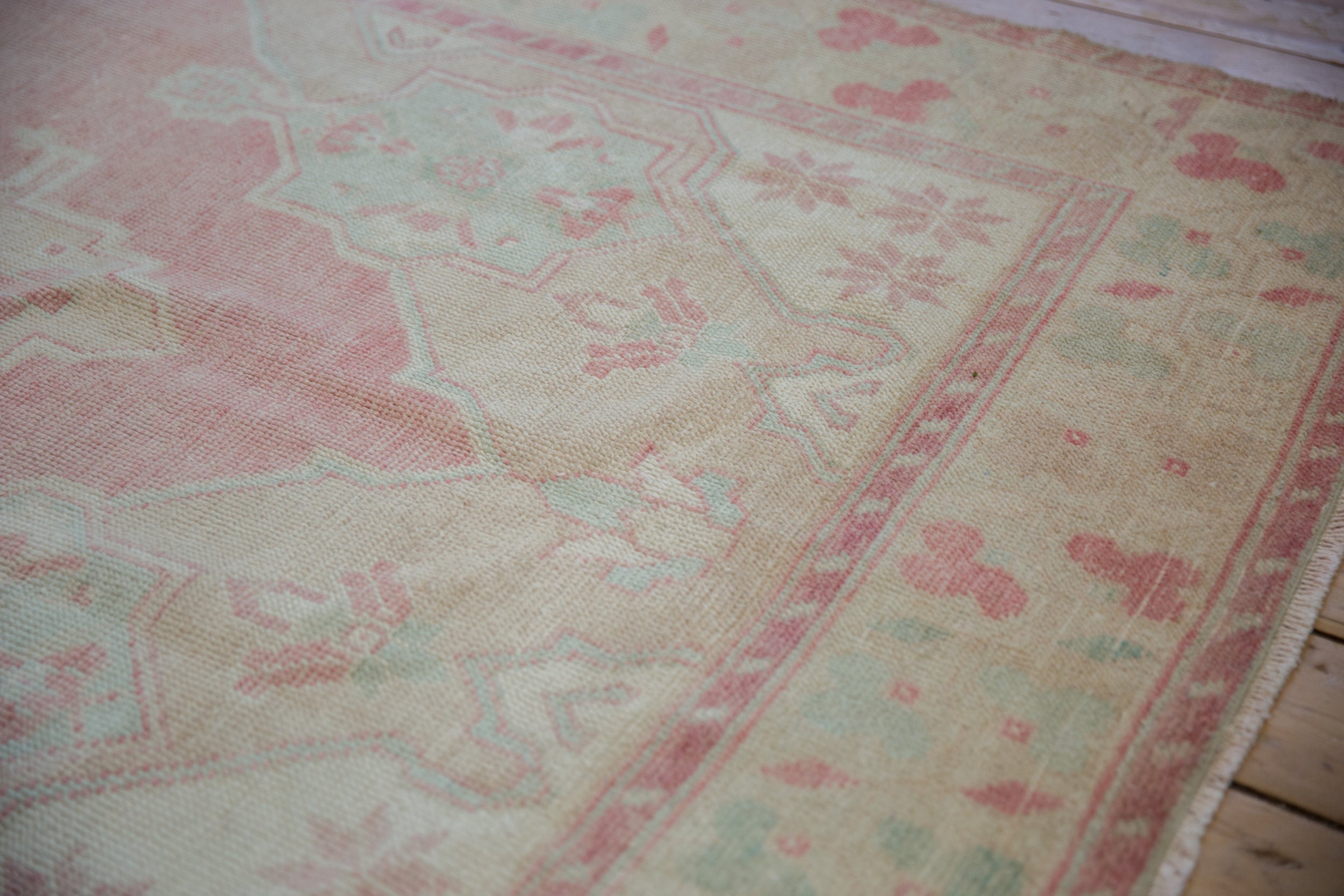 5x12 Vintage Distressed Oushak Rug Runner by Old New House® - product image 5 for Resin Society