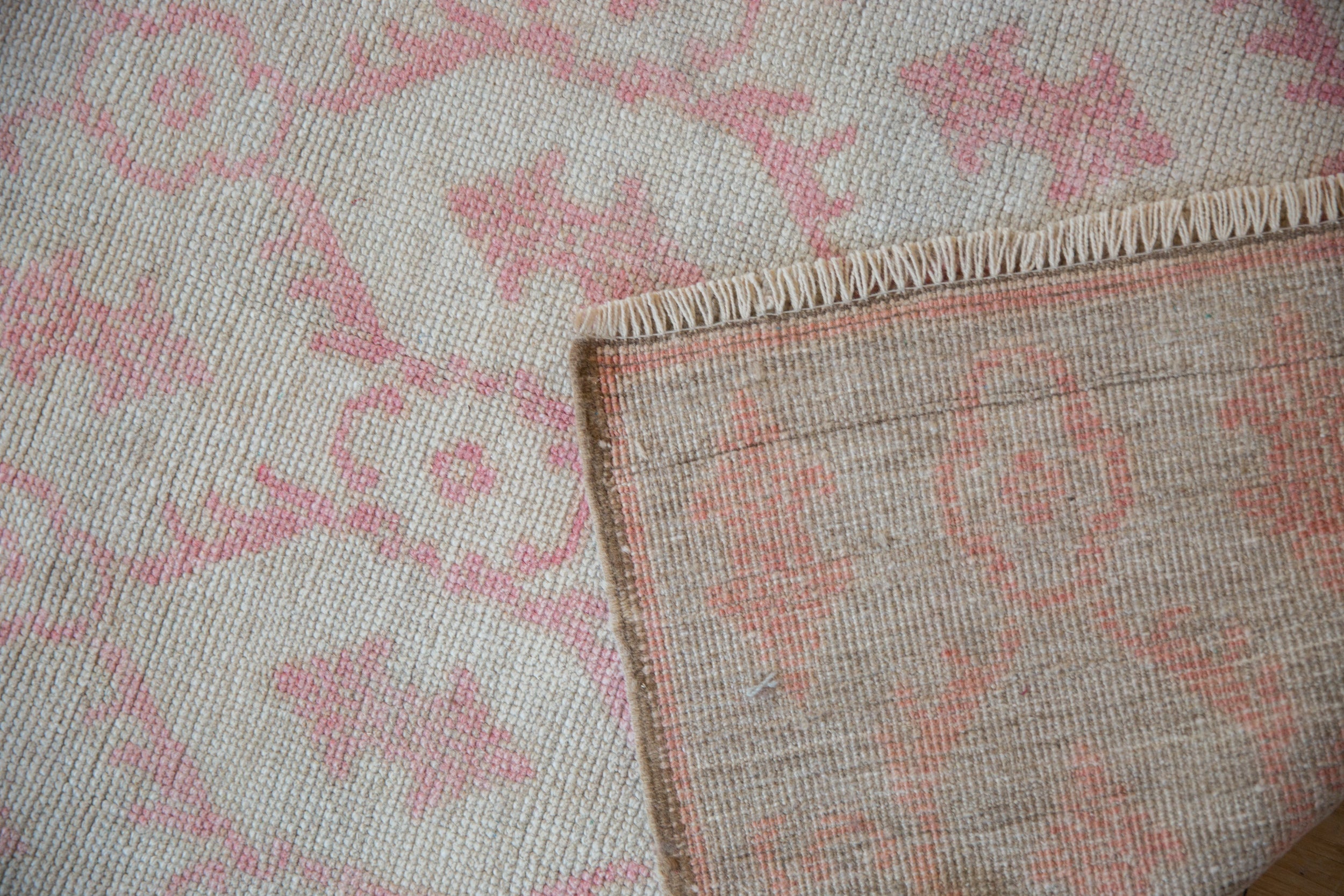 2.5x6.5 Vintage Distressed Oushak Rug Runner by Old New House® - product image 9 for Resin Society