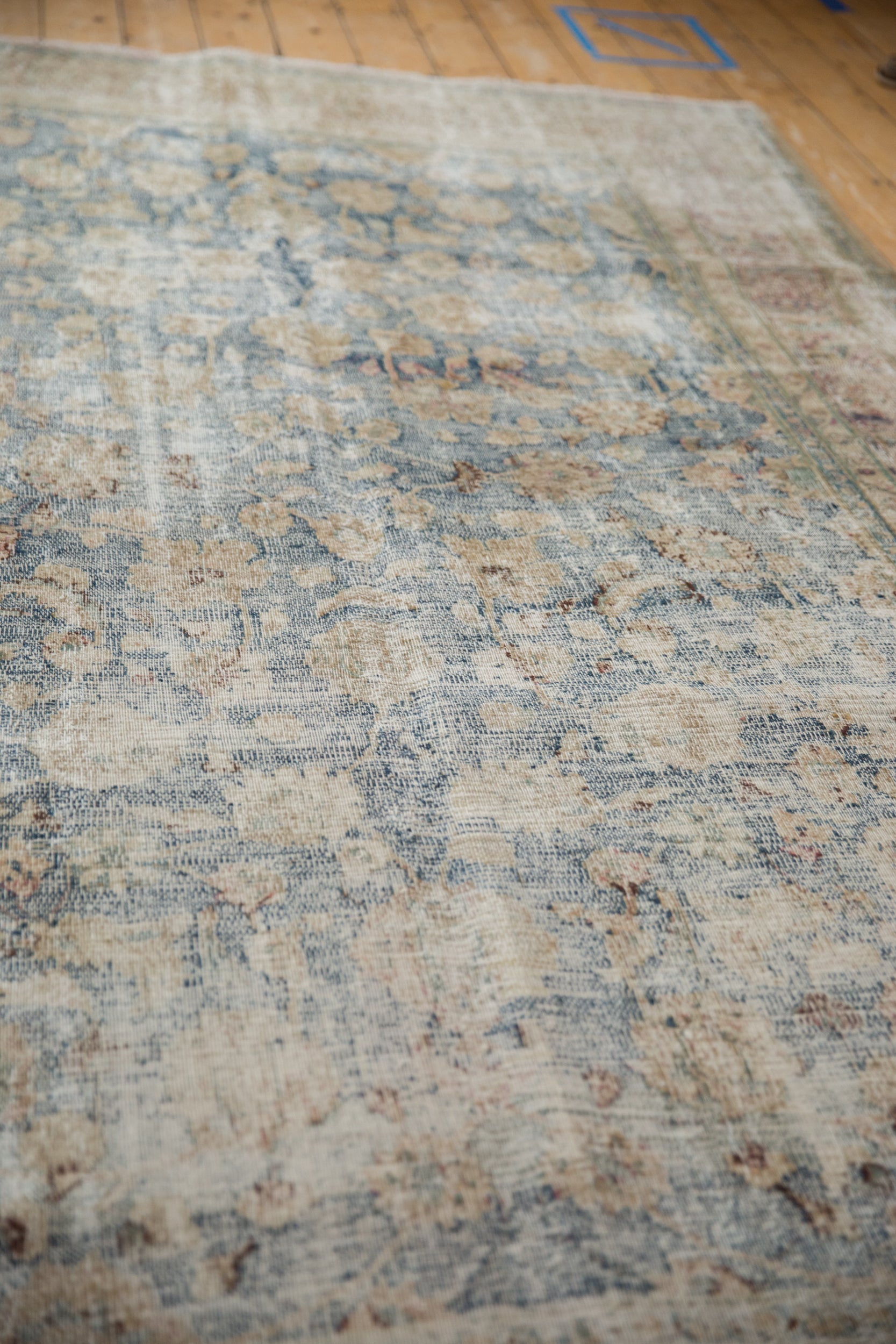 RESERVED 6.5x10.5 Vintage Distressed Meshed Carpet