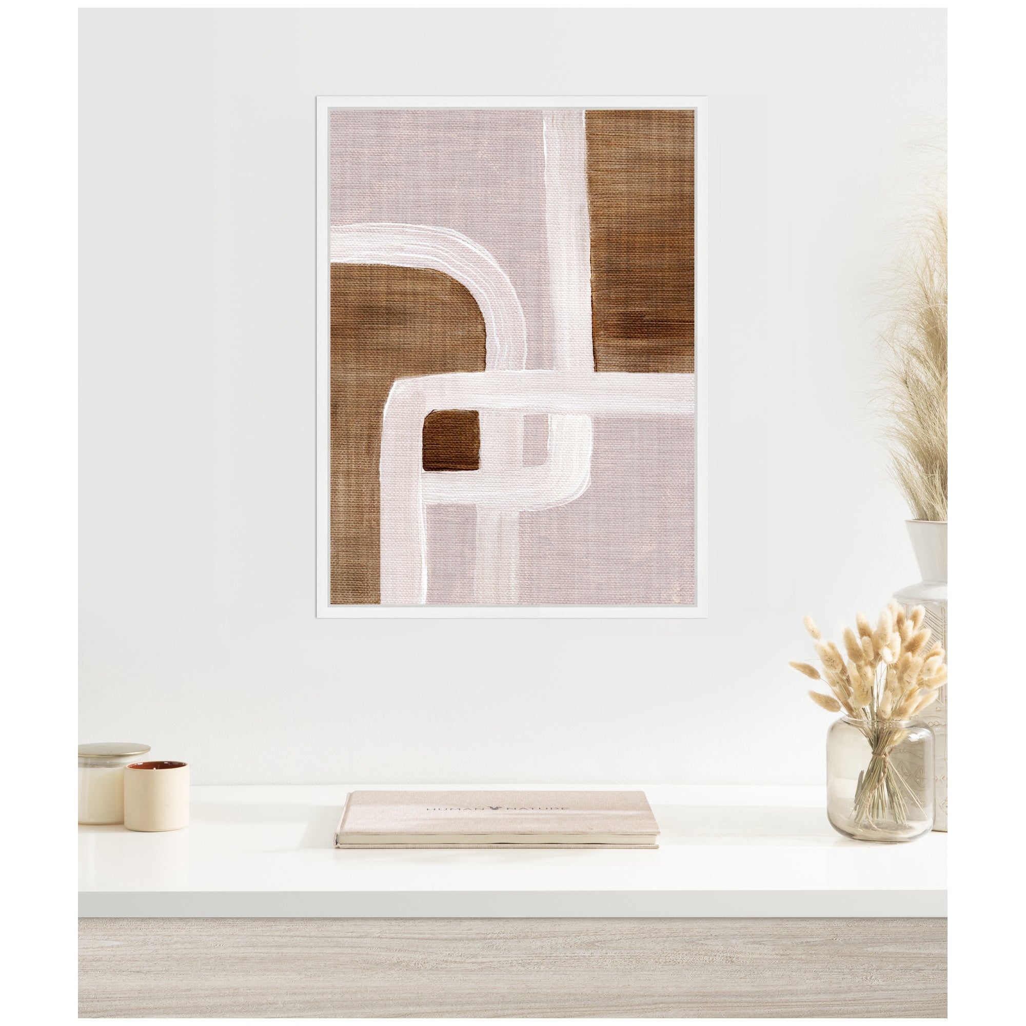 Sylvie Rhythmic Lines ll Framed Canvas by Nikita Jariwala