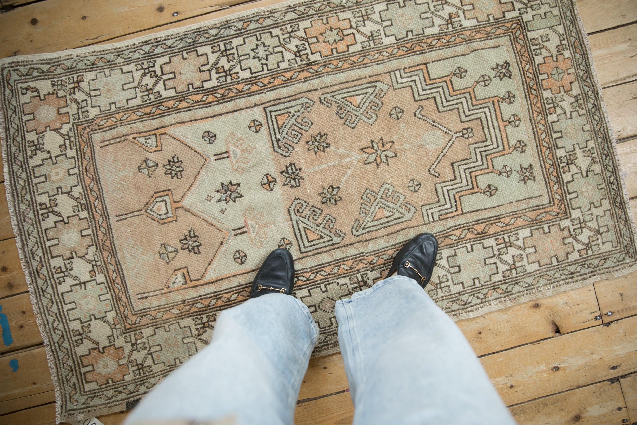 3x5 Vintage Distressed Oushak Rug by Old New House® - product image 2 for Resin Society