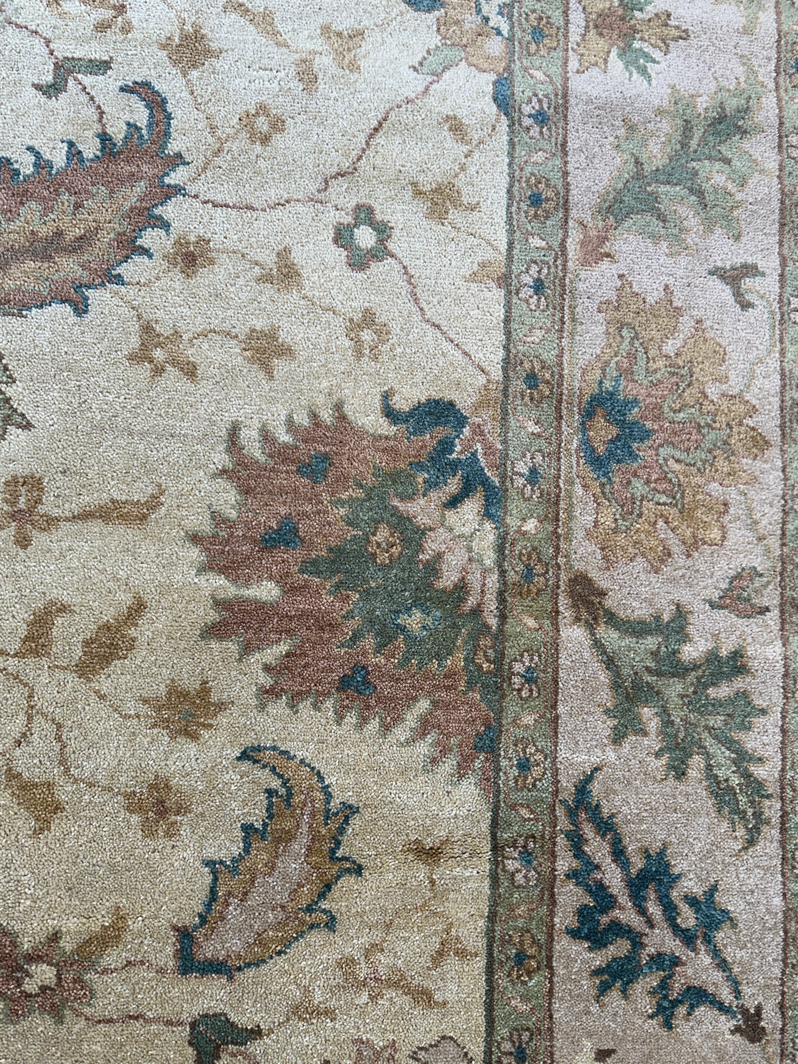 Hand-Knotted Oushak Soft Wool Rug 8 x 10 by Rugistan - product image 7 for Resin Society