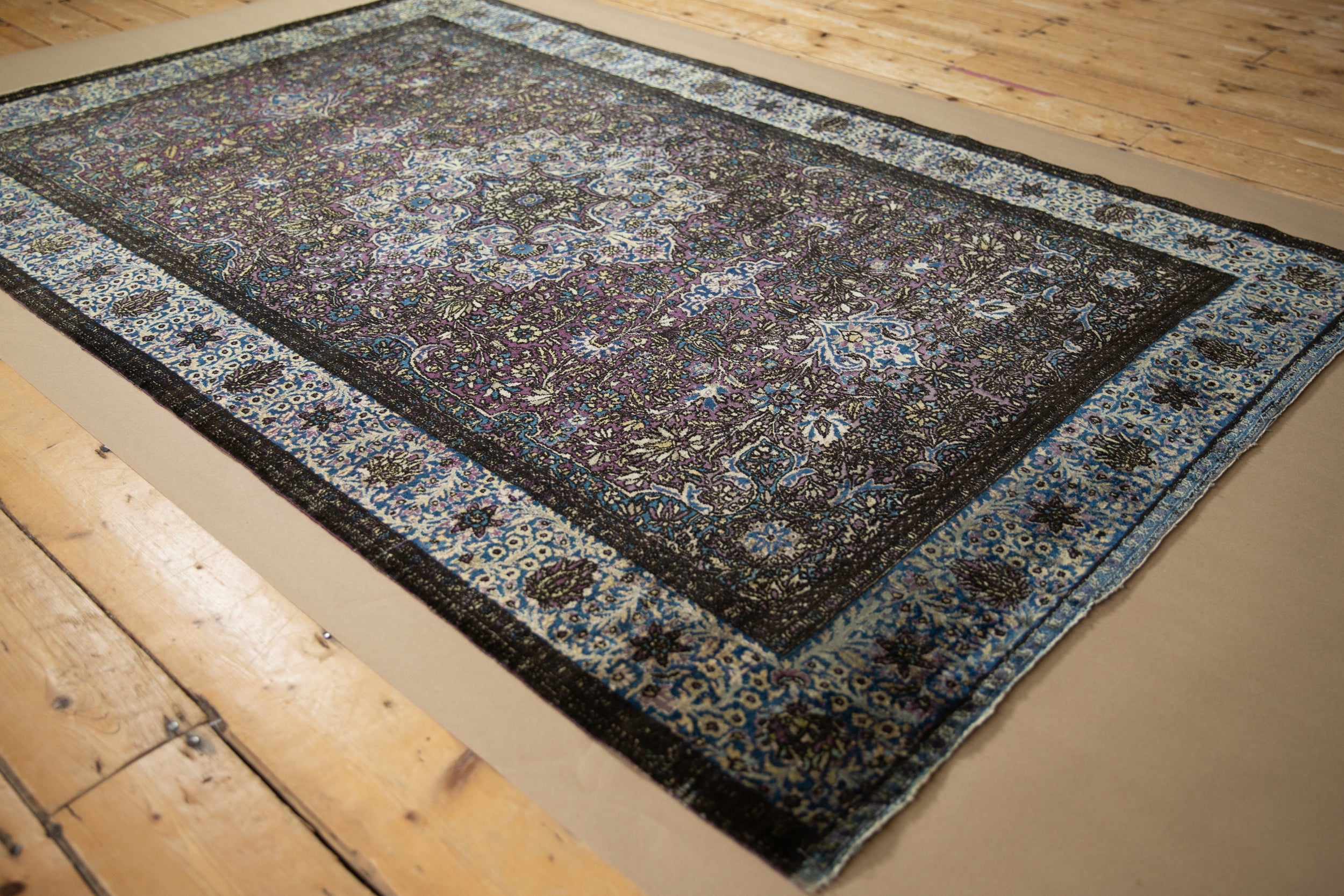 4x7 Antique Silk Kashan Rug by Old New House® - product image 4 for Resin Society
