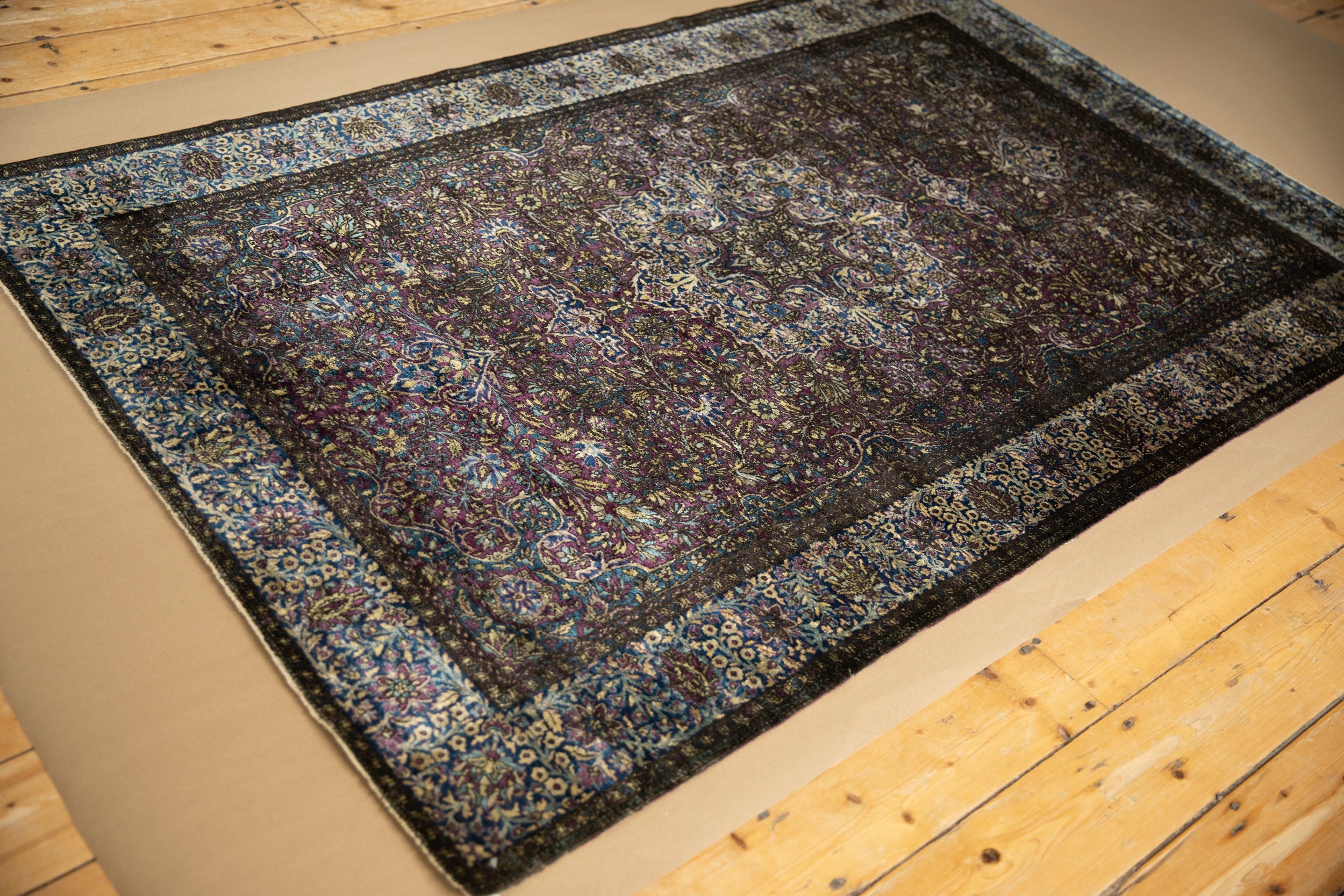 4x7 Antique Silk Kashan Rug by Old New House® - product image 8 for Resin Society