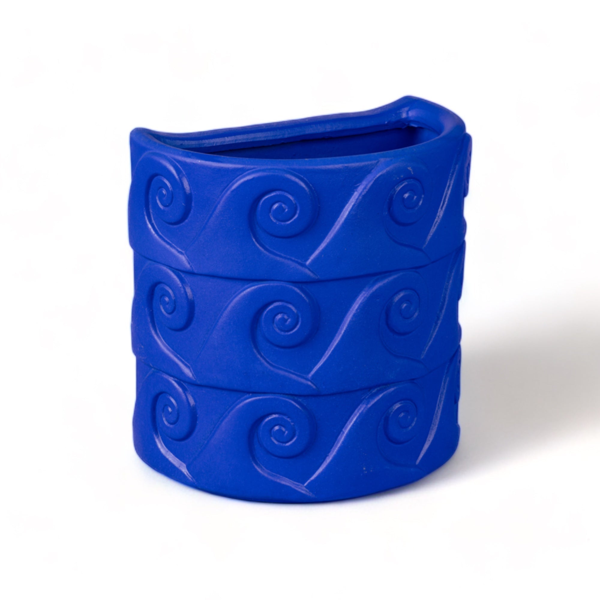 Terracotta Wall Vase Onde Blue by DEKOR - product image 2 for Resin Society