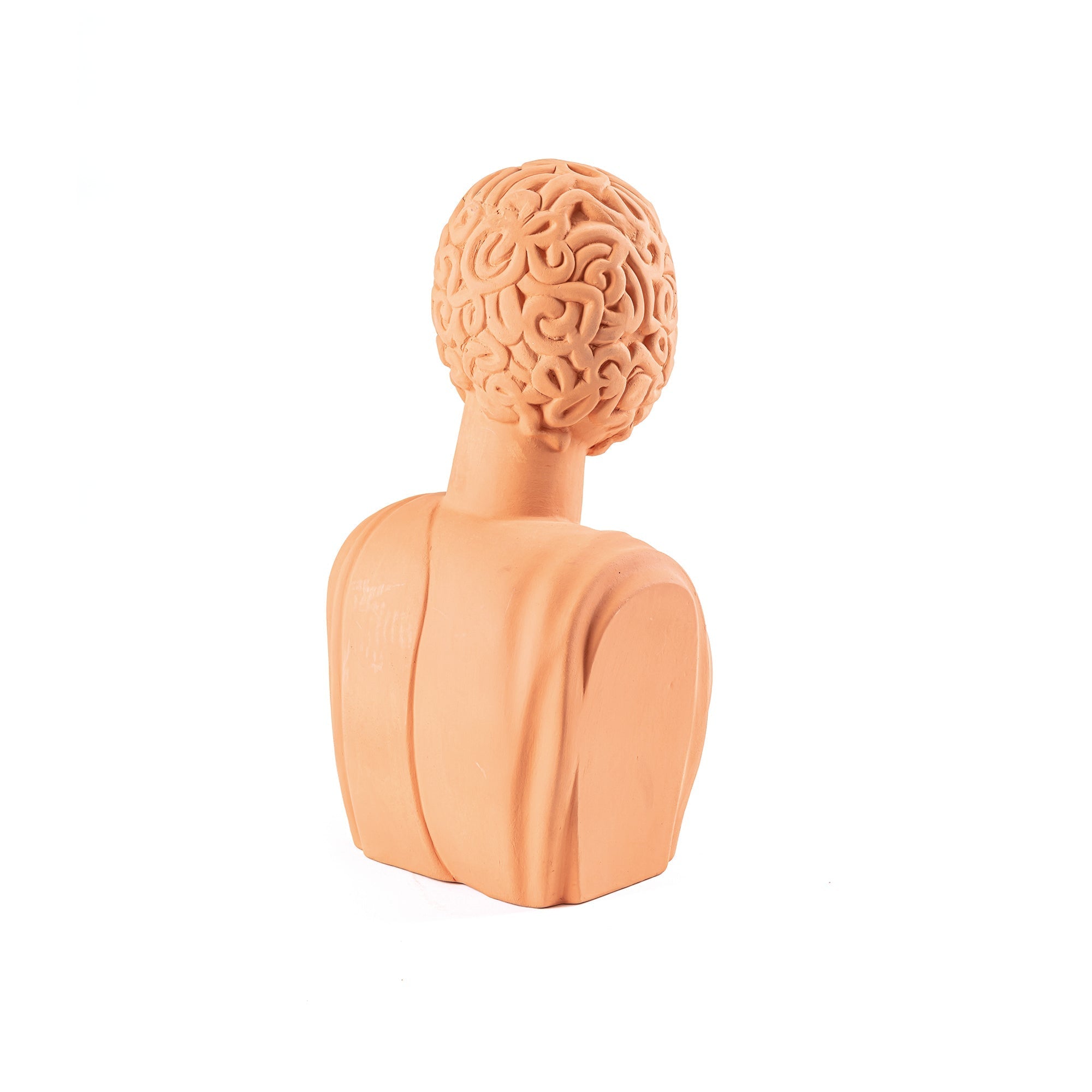 Magna Graecia Terracotta Bust Man detail image - Resin Society