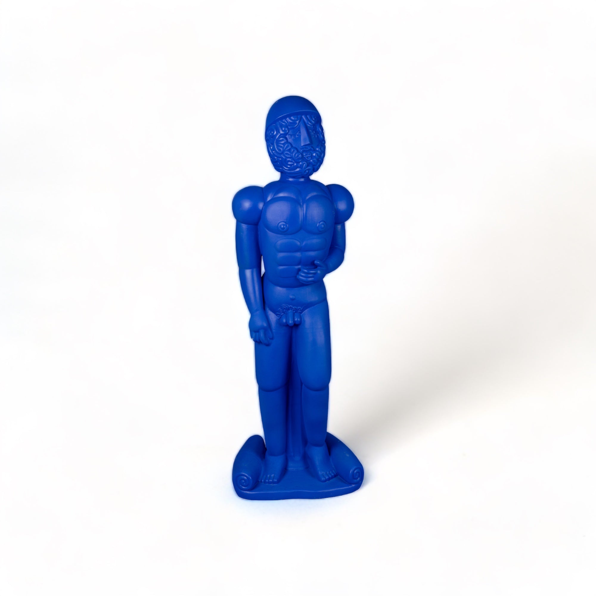 Terracotta Statue Helmet Blue by DEKOR - main product image for Resin Society